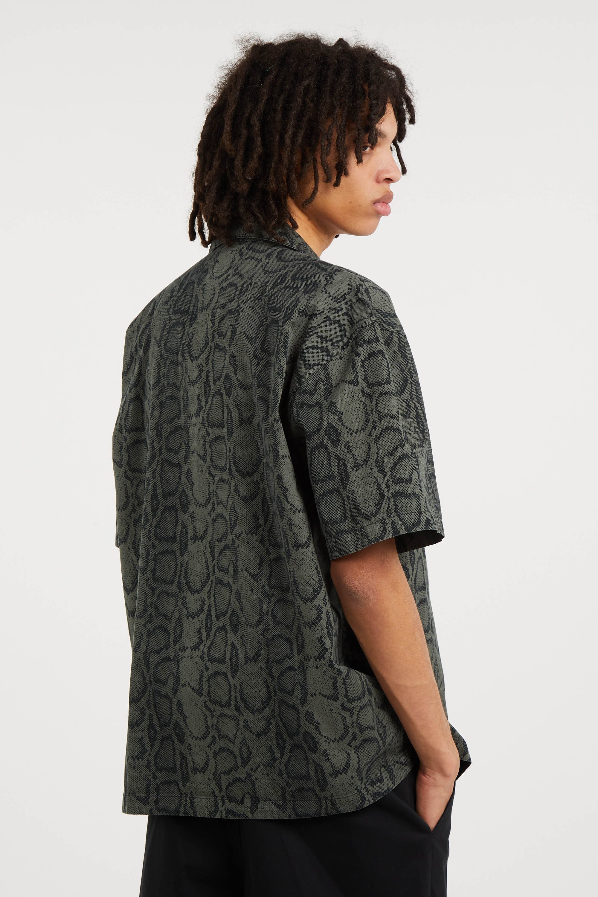 Chemise s/s snake camo shirt CARHARTT WIP Kaki