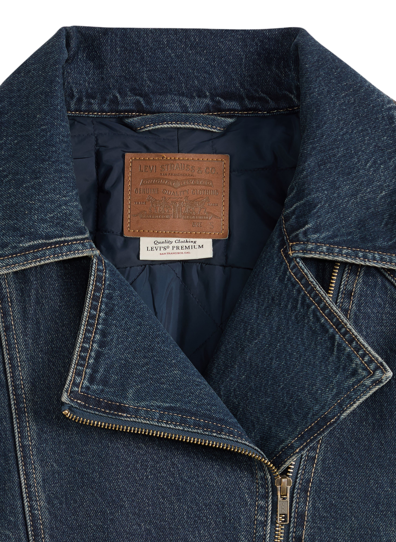 Jeansblazer aus Baumwoll-Denim LEVI'S Blau