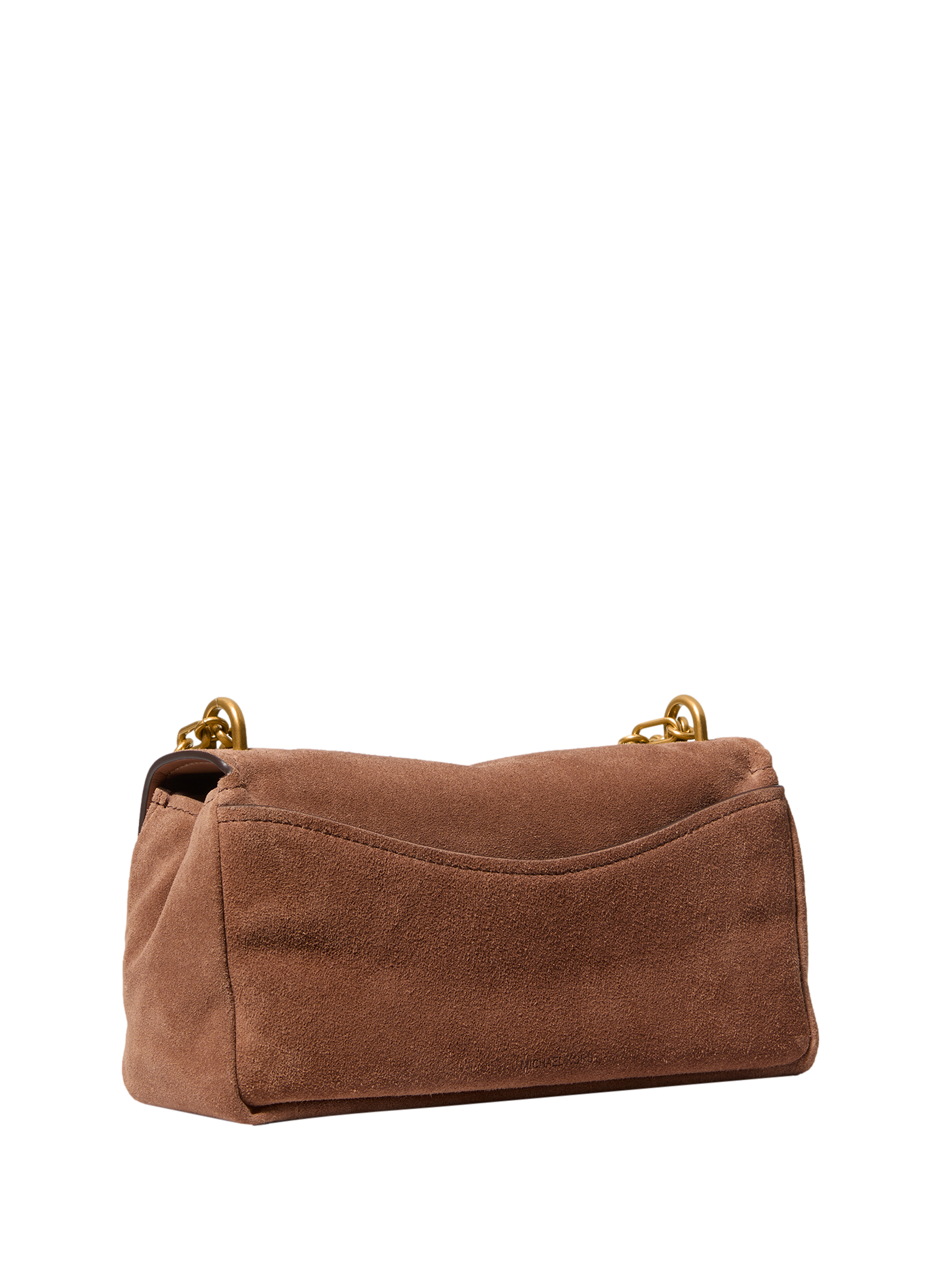 Petit sac porté épaule Bryant en cuir suédé MICHAEL KORS Marron