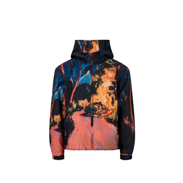 Blouson imprimé à capuche Blouson imprimé à capuche