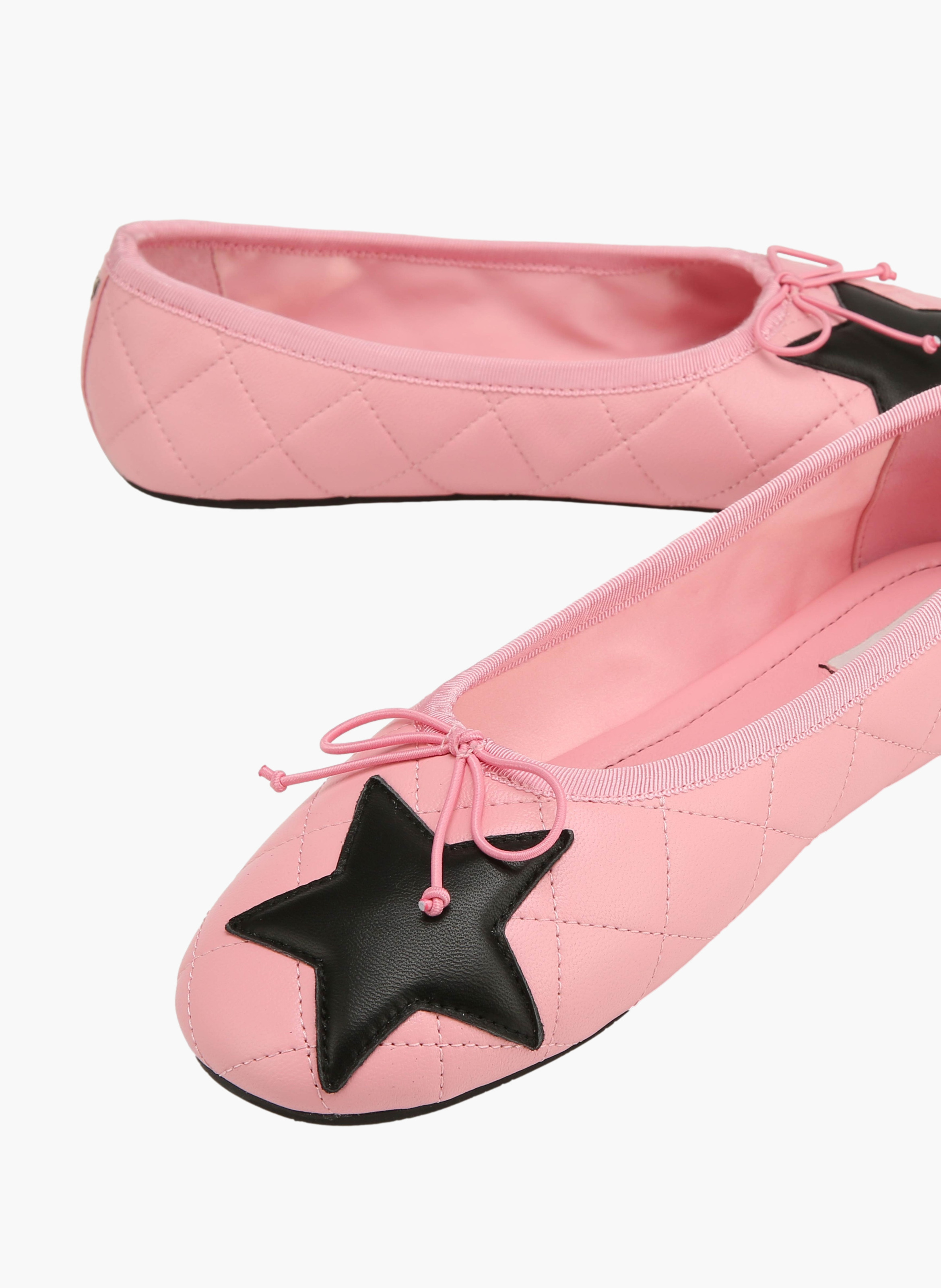 Bedford ballerina’s van leer NAKED WOLFE Roze