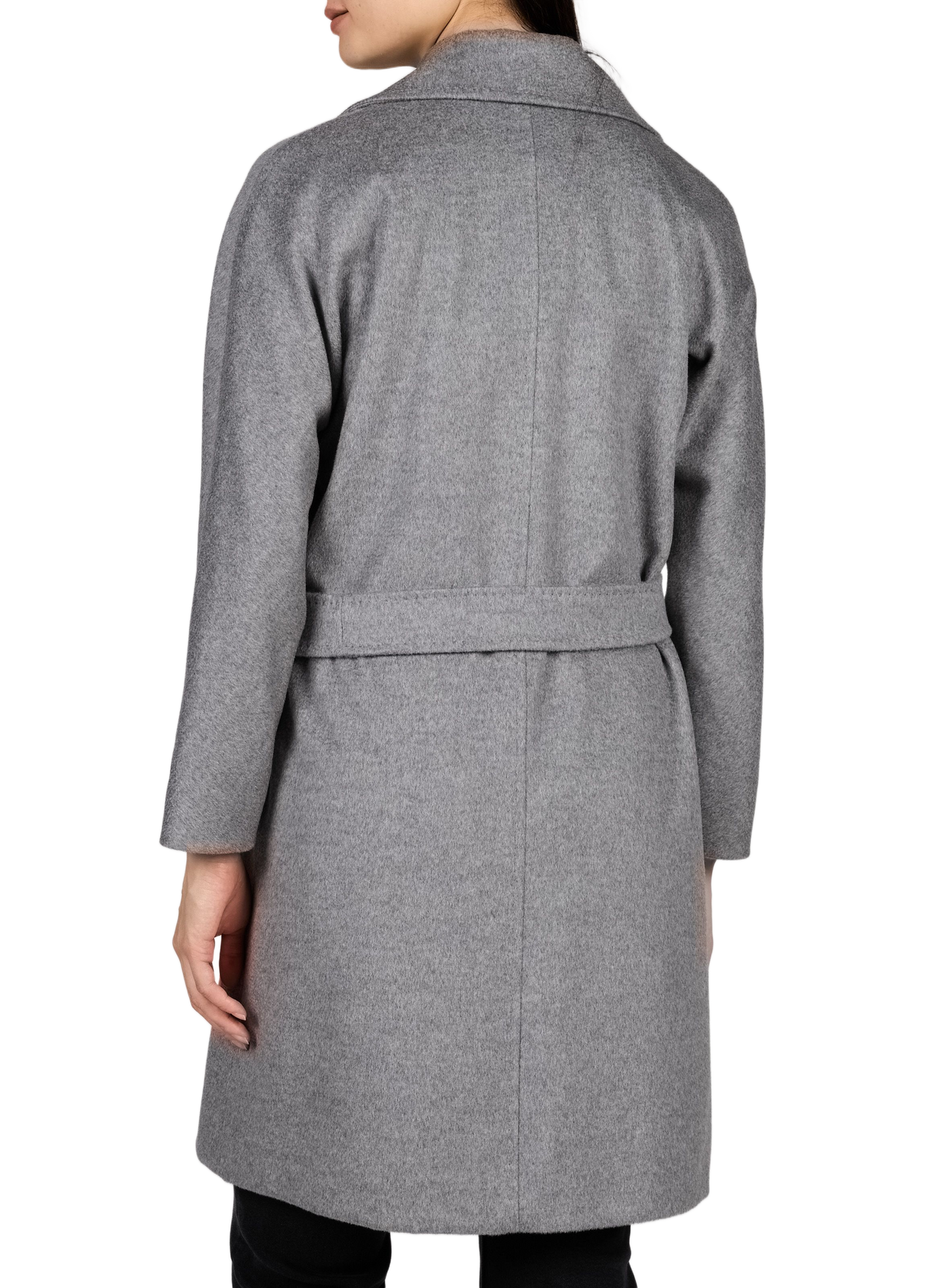 Rechte wollen jas MAX MARA STUDIO Grijs