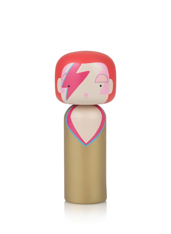 Large wooden Aladdin Sane figurine Multicolour by LUCIE KAAS LUCIE KAAS Large wooden Aladdin Sane figurine Multicolour