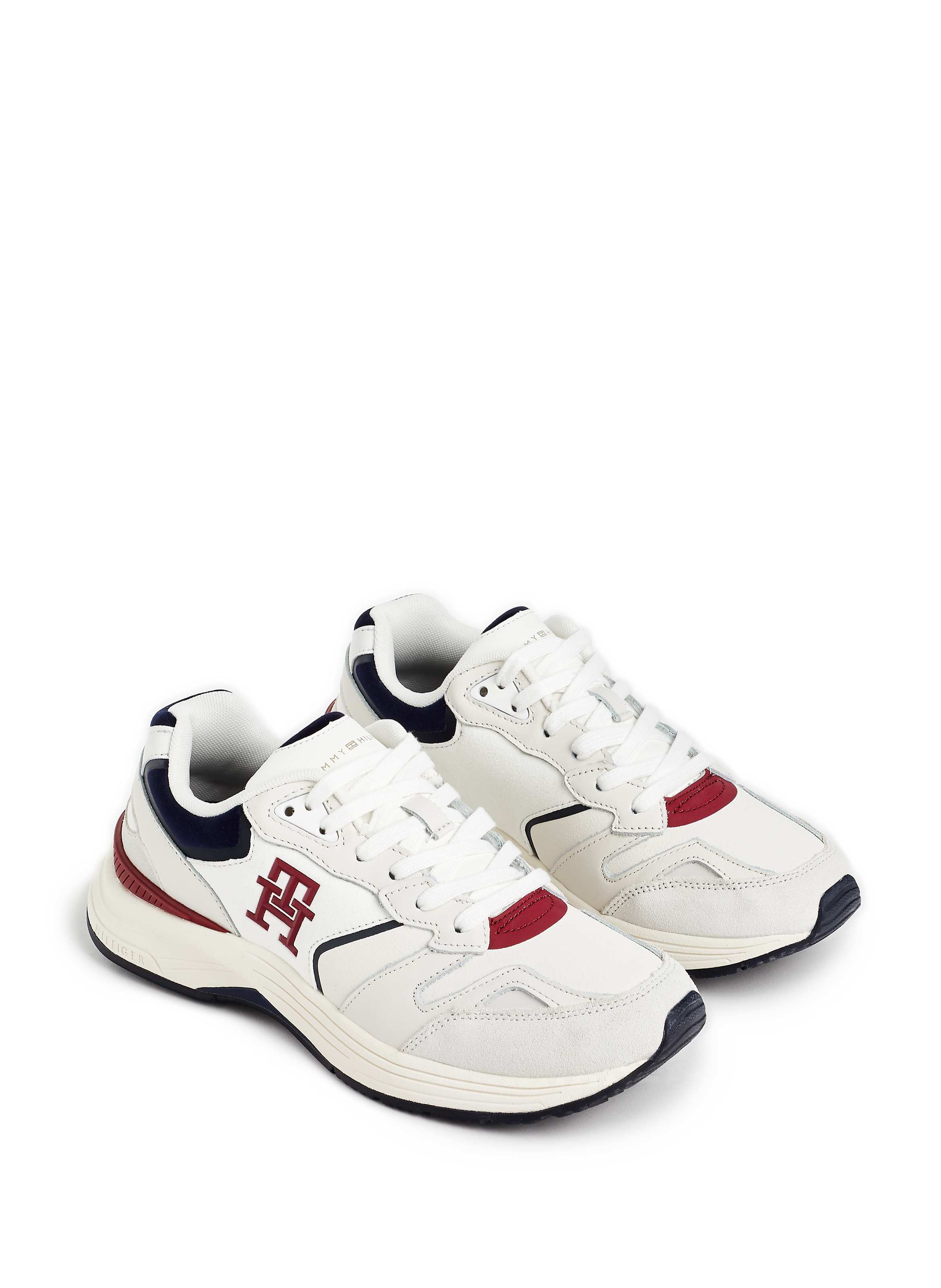 Baskets Modern en cuir mélangé