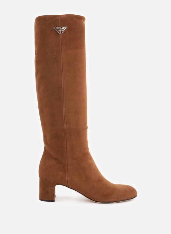 TALL LEATHER BOOTS PRADA for WOMEN Printemps