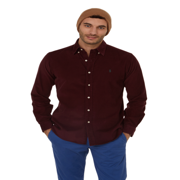 Polo Ralph Lauren Cotton Shirt In Red