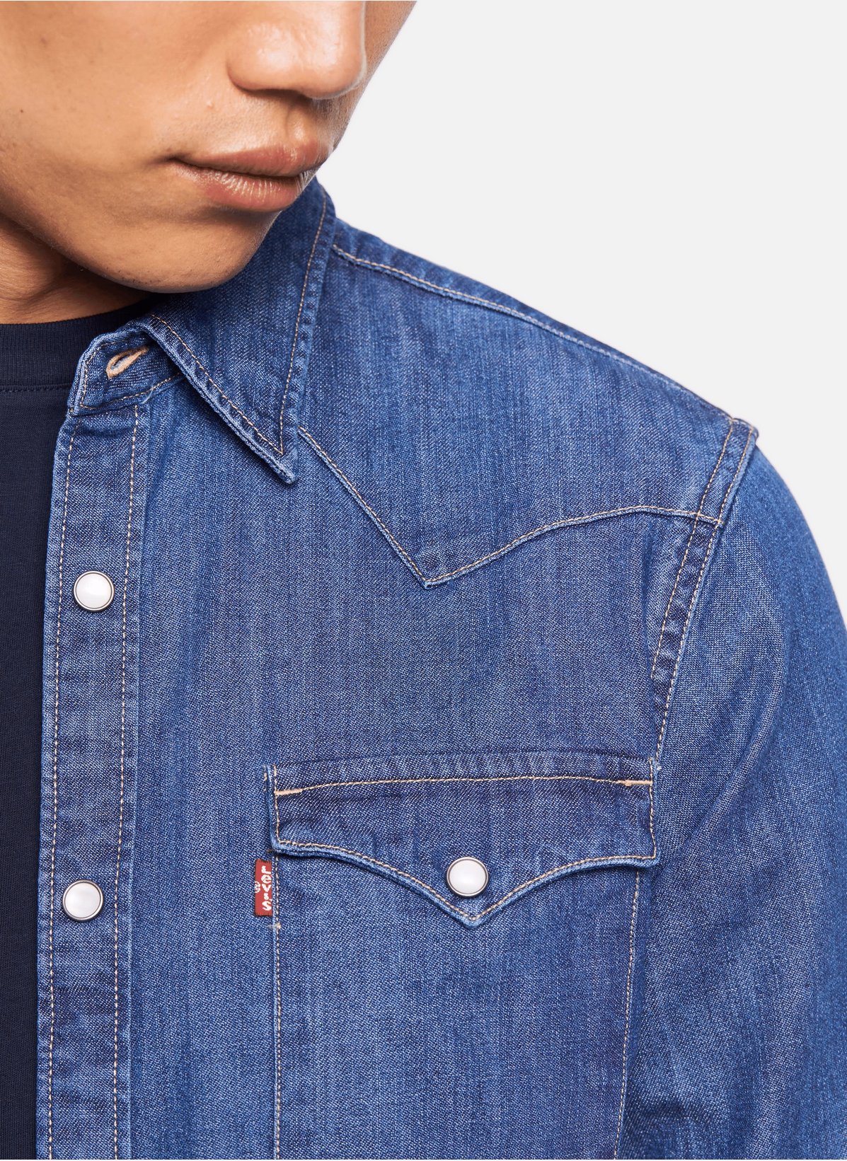 Chemise En Jean Levi s Homme Printemps Chemise En Jean Levi s Homme Printemps