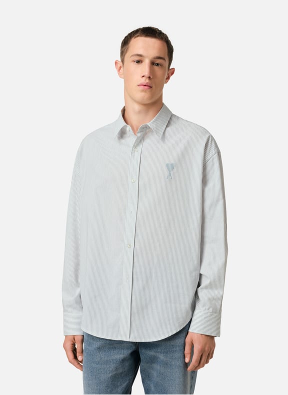 Chemise coupe boxy Blanc by AMI PARIS AMI PARIS Chemise coupe boxy Blanc