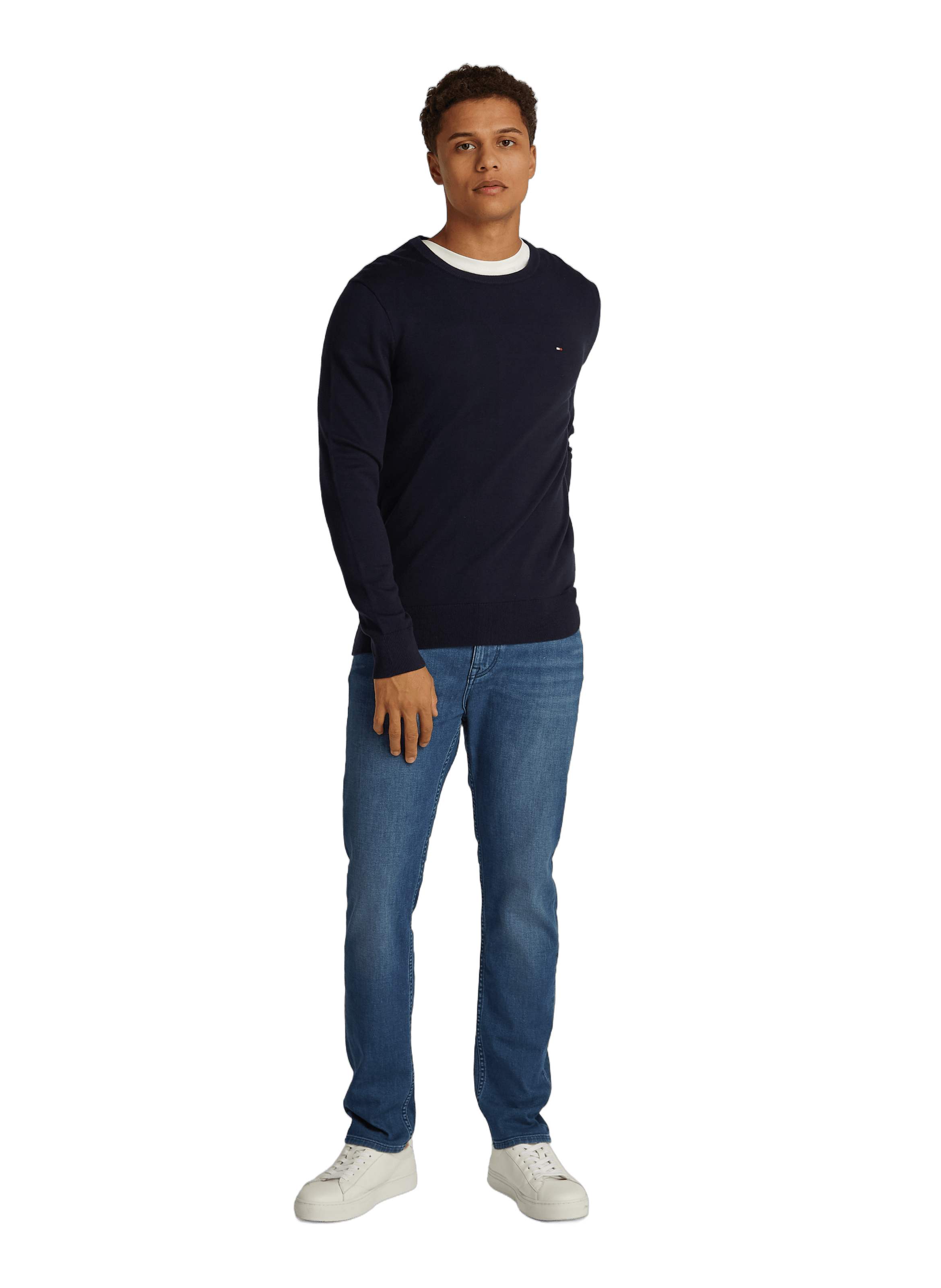 Cotton jumper TOMMY HILFIGER Blue