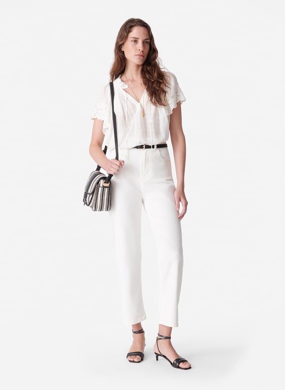 Blouse valentin Beige by VANESSA BRUNO VANESSA BRUNO Blouse valentin Beige