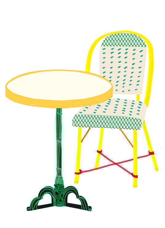 Illustration Printemps Icône de Paris depuis 160 ans