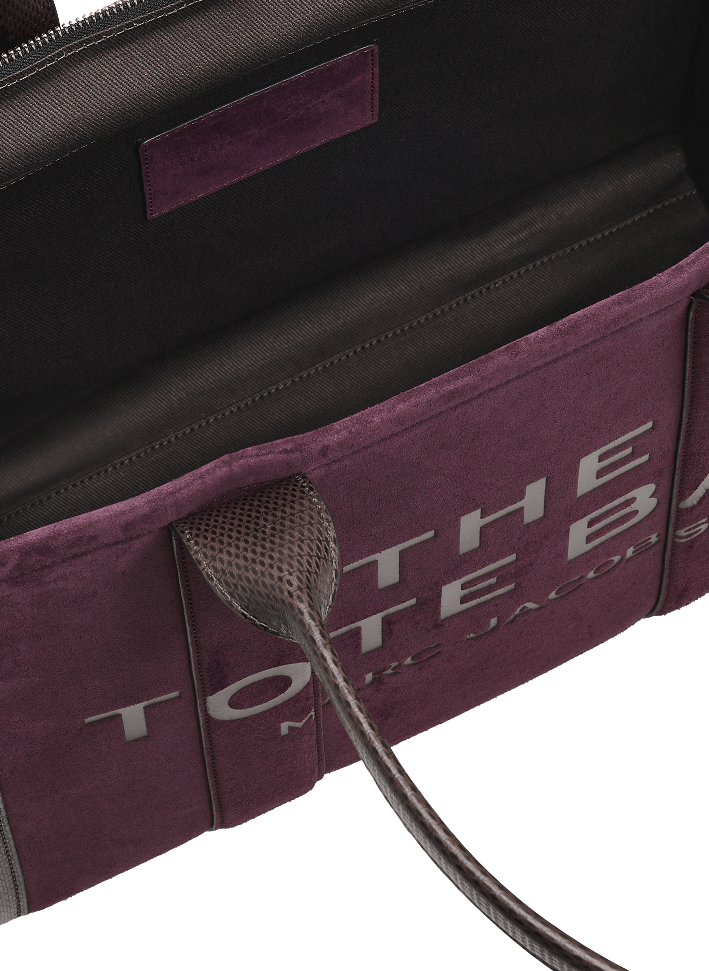 Sac cabas The Suede Large Tote  MARC JACOBS Rouge