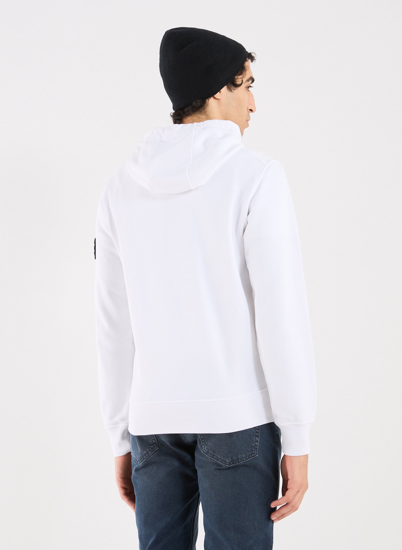 Cotton Hooded Sweatshirt STONE ISLAND White