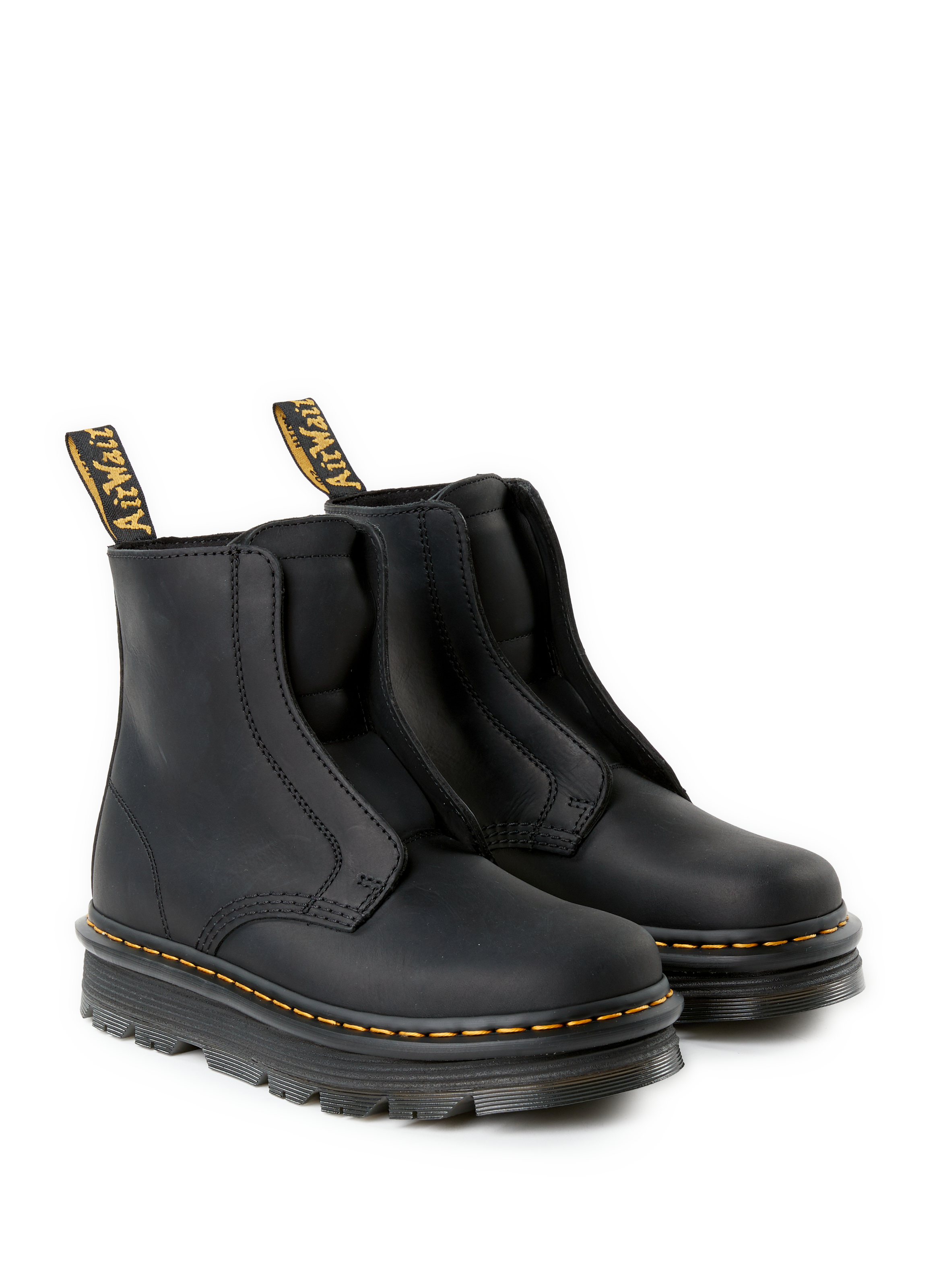 Zebzag leather ankle boots DR. MARTENS Black
