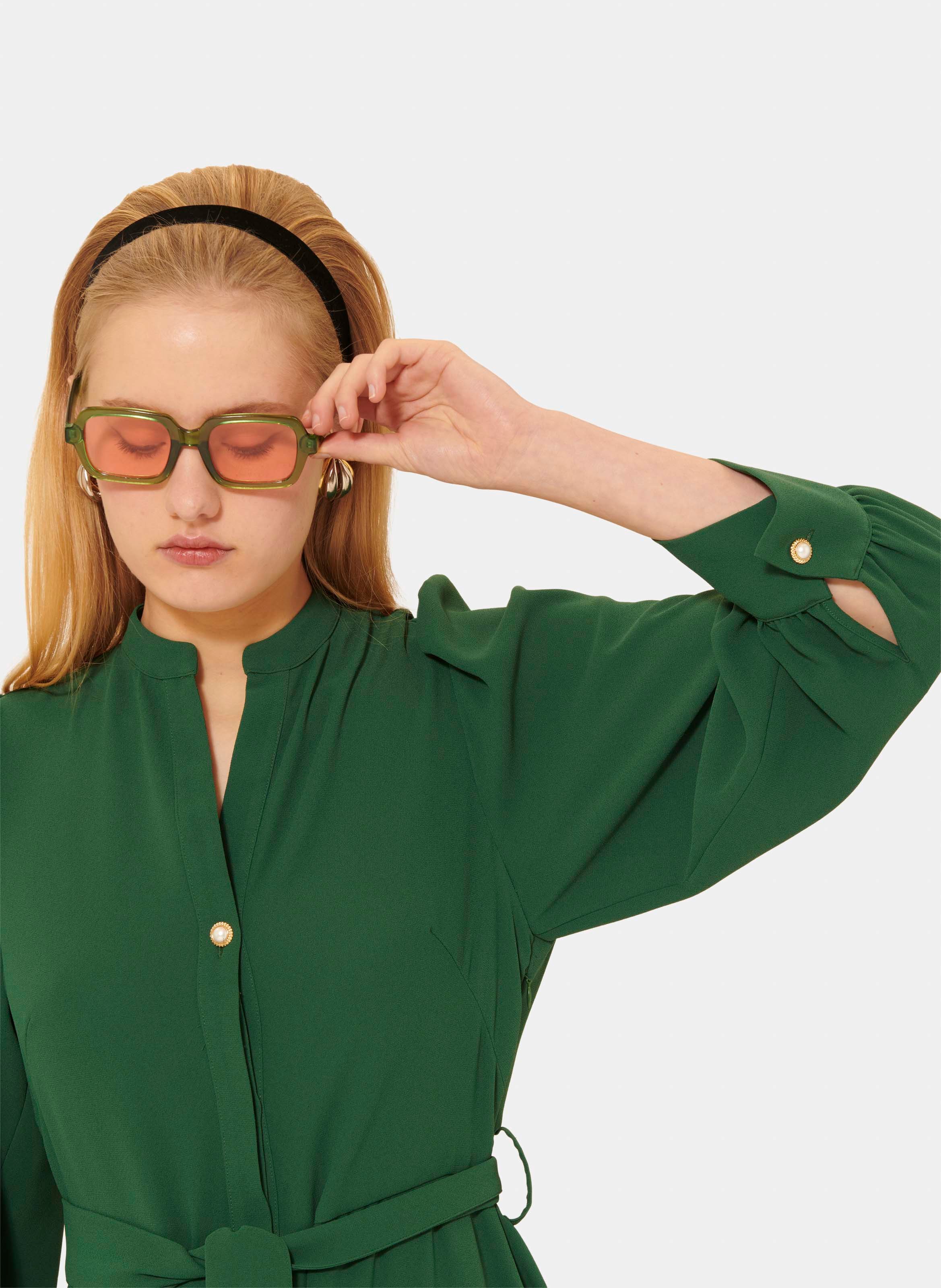 Robe rivoltina TARA JARMON Vert