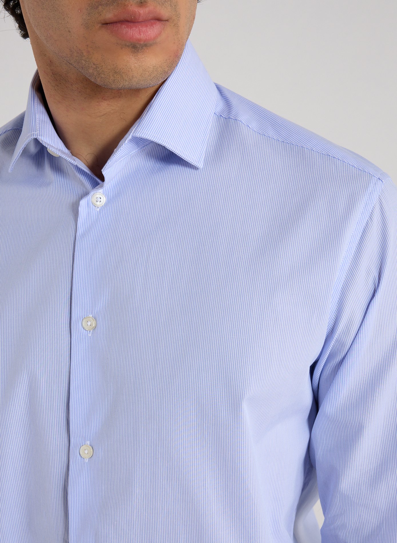 Cotton shirt AU PRINTEMPS PARIS Blue