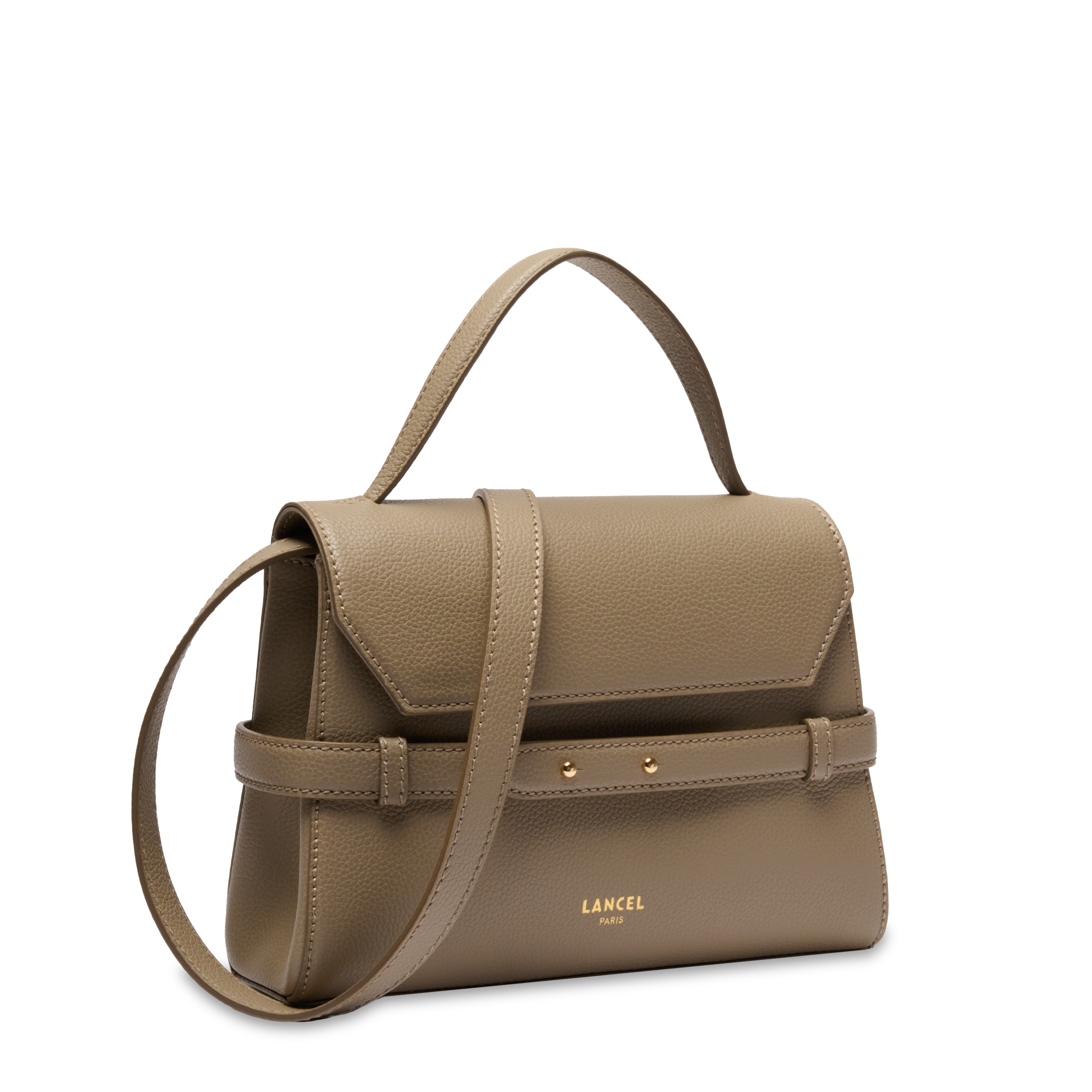 Sac porté main faubourg de lancel en cuir LANCEL Beige