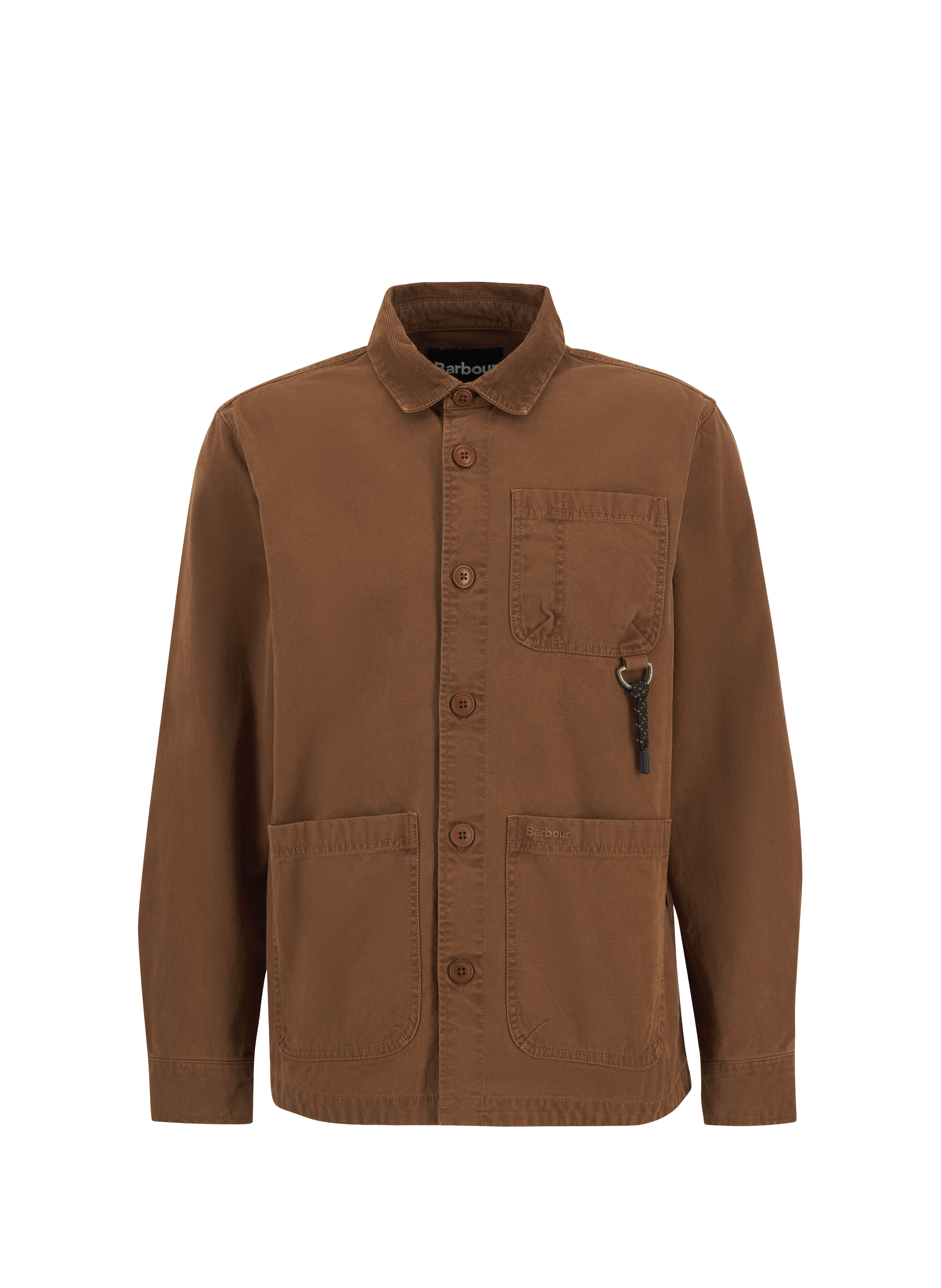 Veste surchemise en coton BARBOUR Marron