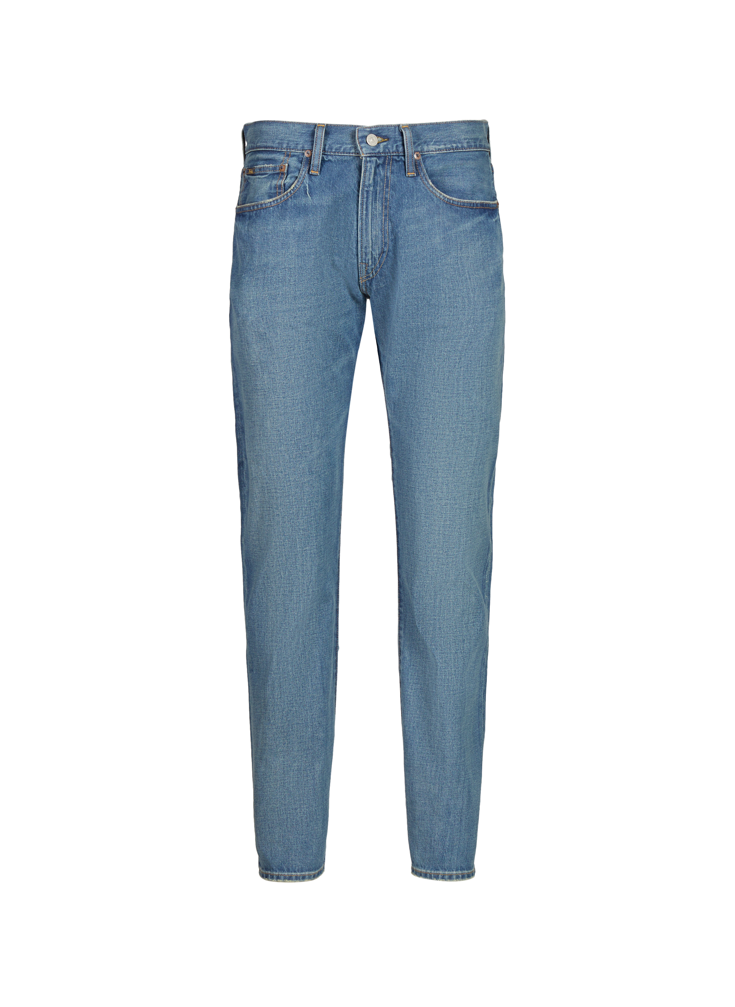 POLO RALPH LAUREN Jean cinq poches en coton Bleu