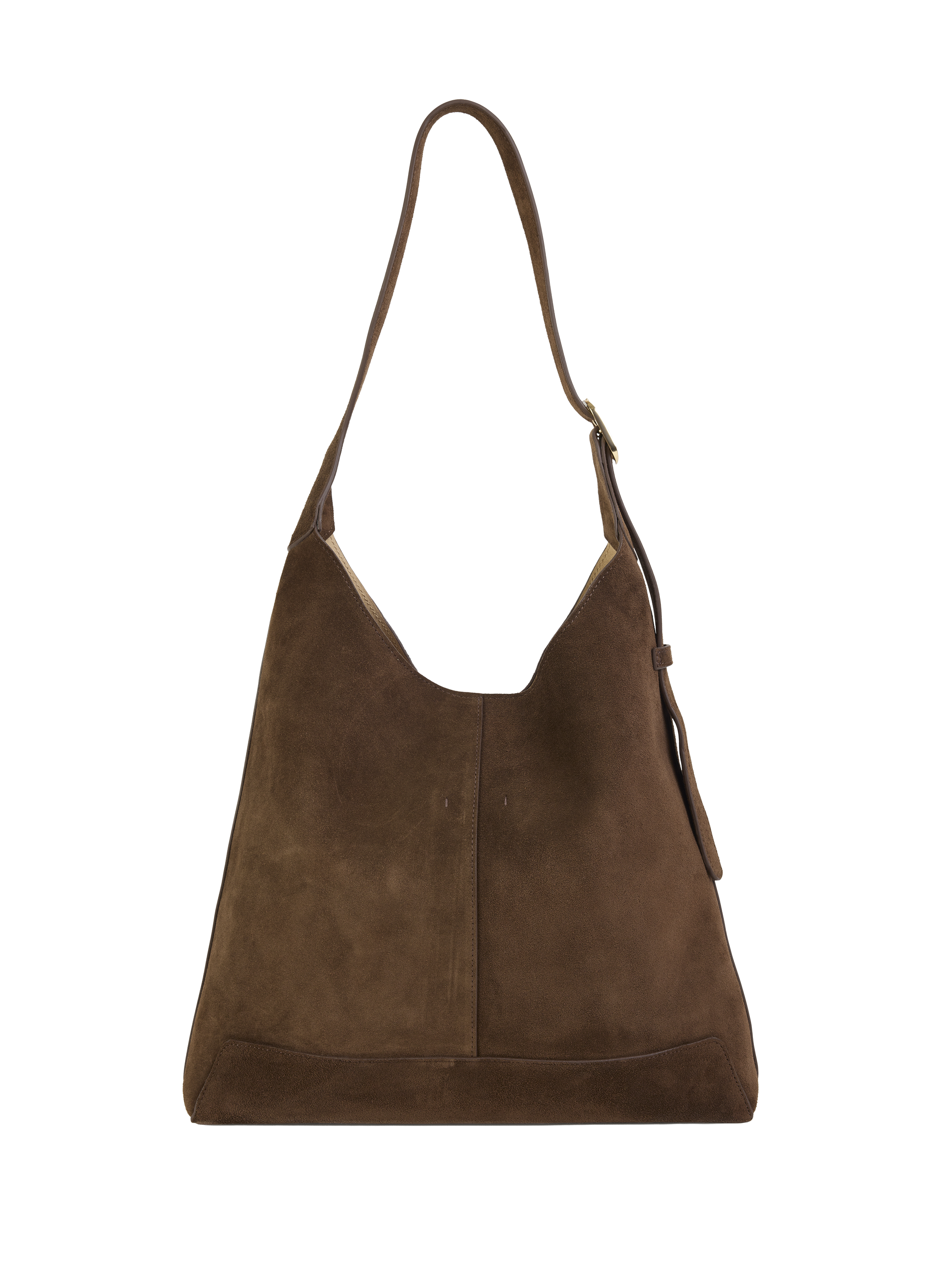 Sac Donna porté épaule en cuir suédé NAT & NIN Marron