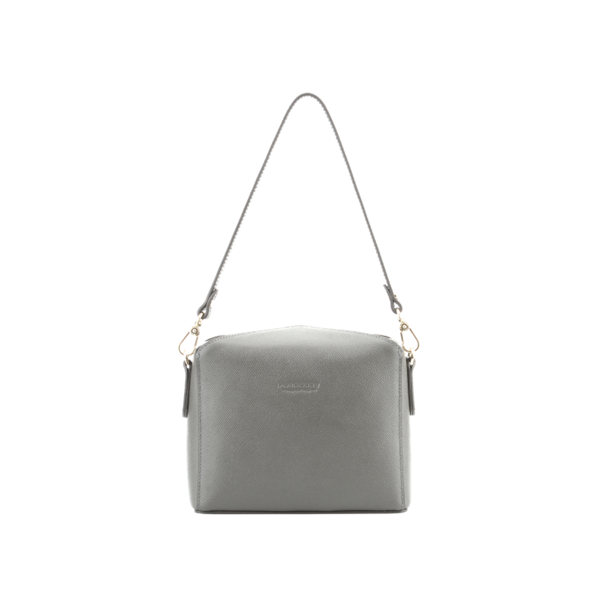 Cassetta cuir - sac porté travers POURCHET Gris