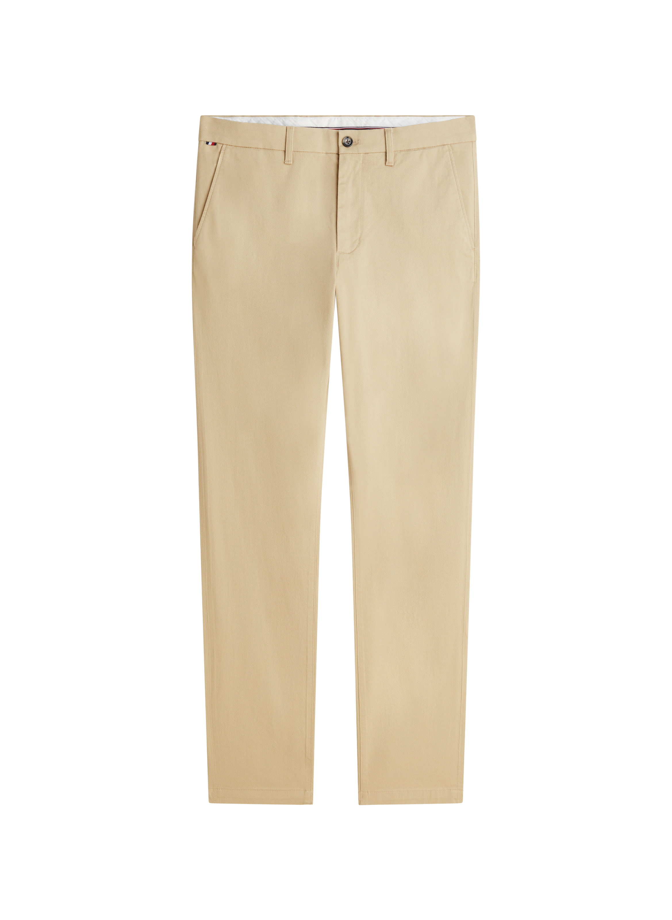 Slim fit cotton trousers TOMMY HILFIGER Beige