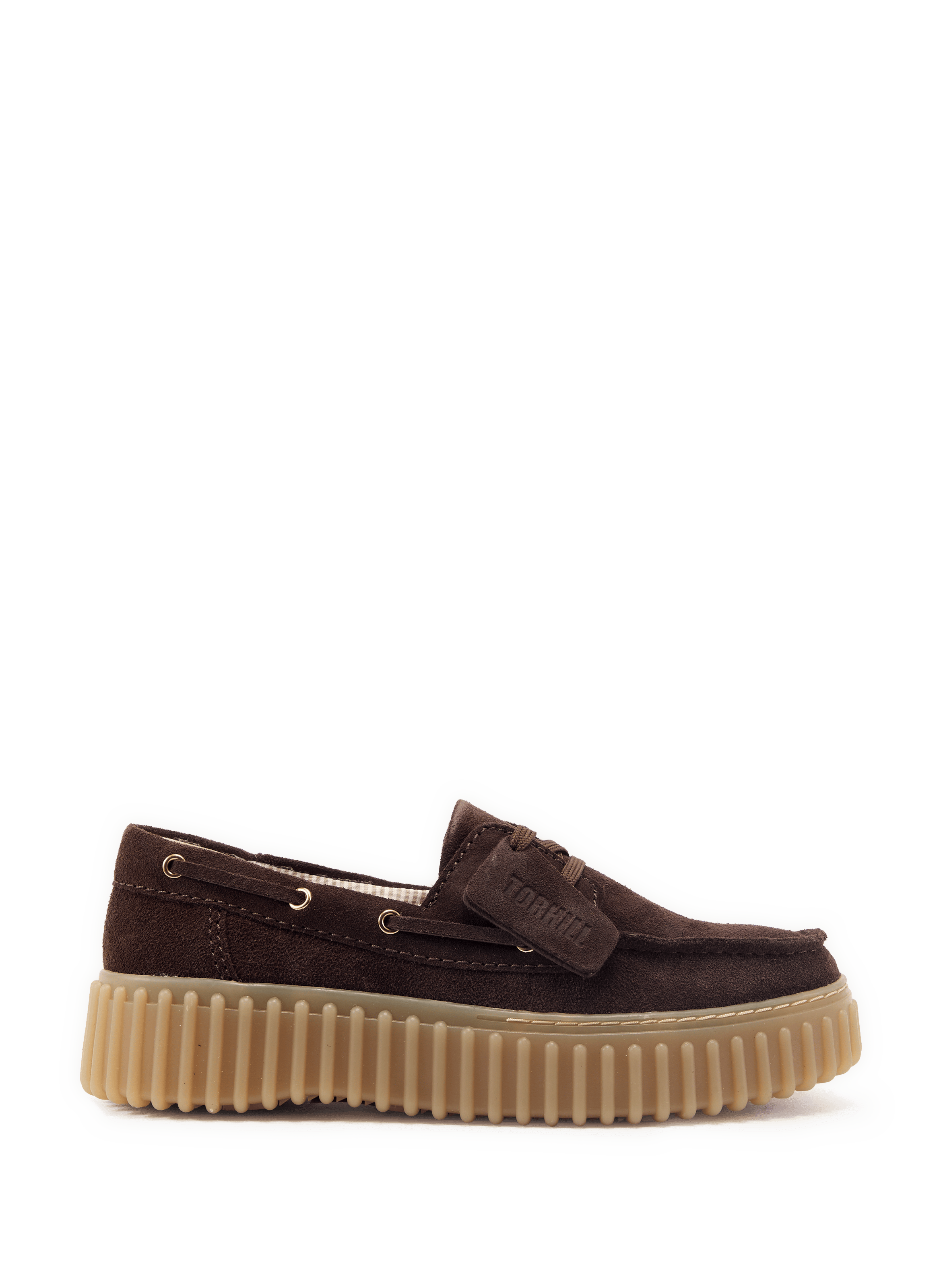 Torhill Boat shoes in cow leather CLARKS Brown