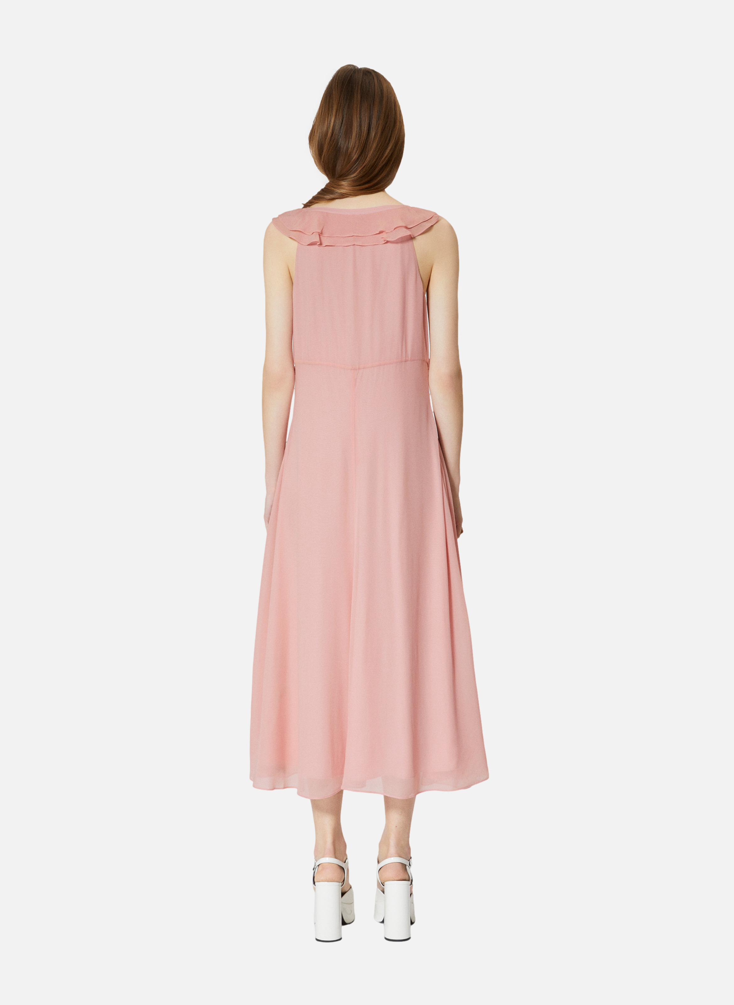 Robe longue volantée THE KOOPLES Rose