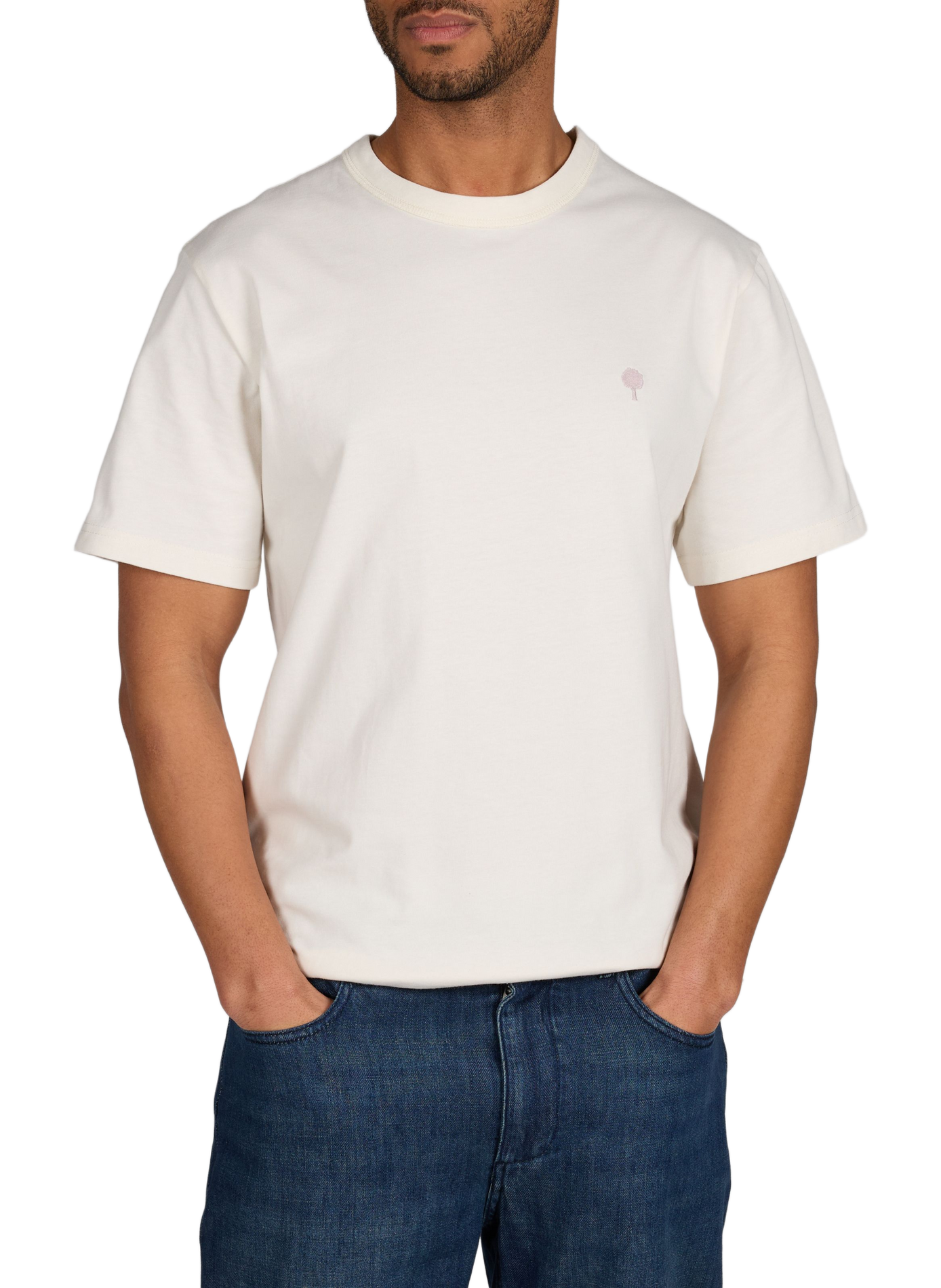 Massoury blended cotton t-shirt FAGUO Beige