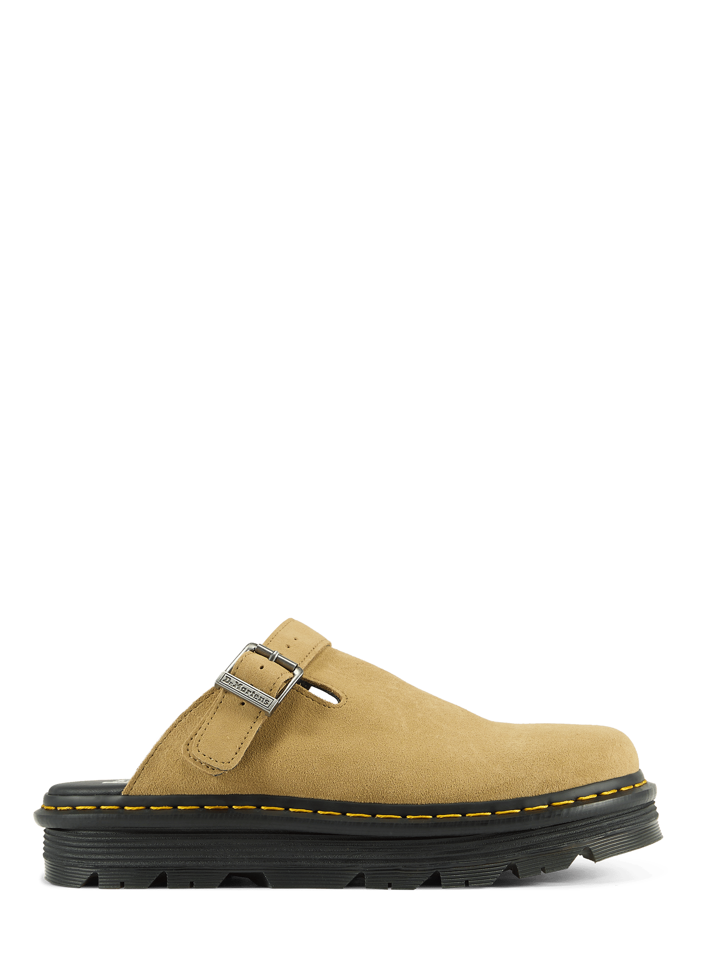 Calfskin Leather Mules DR. MARTENS Beige