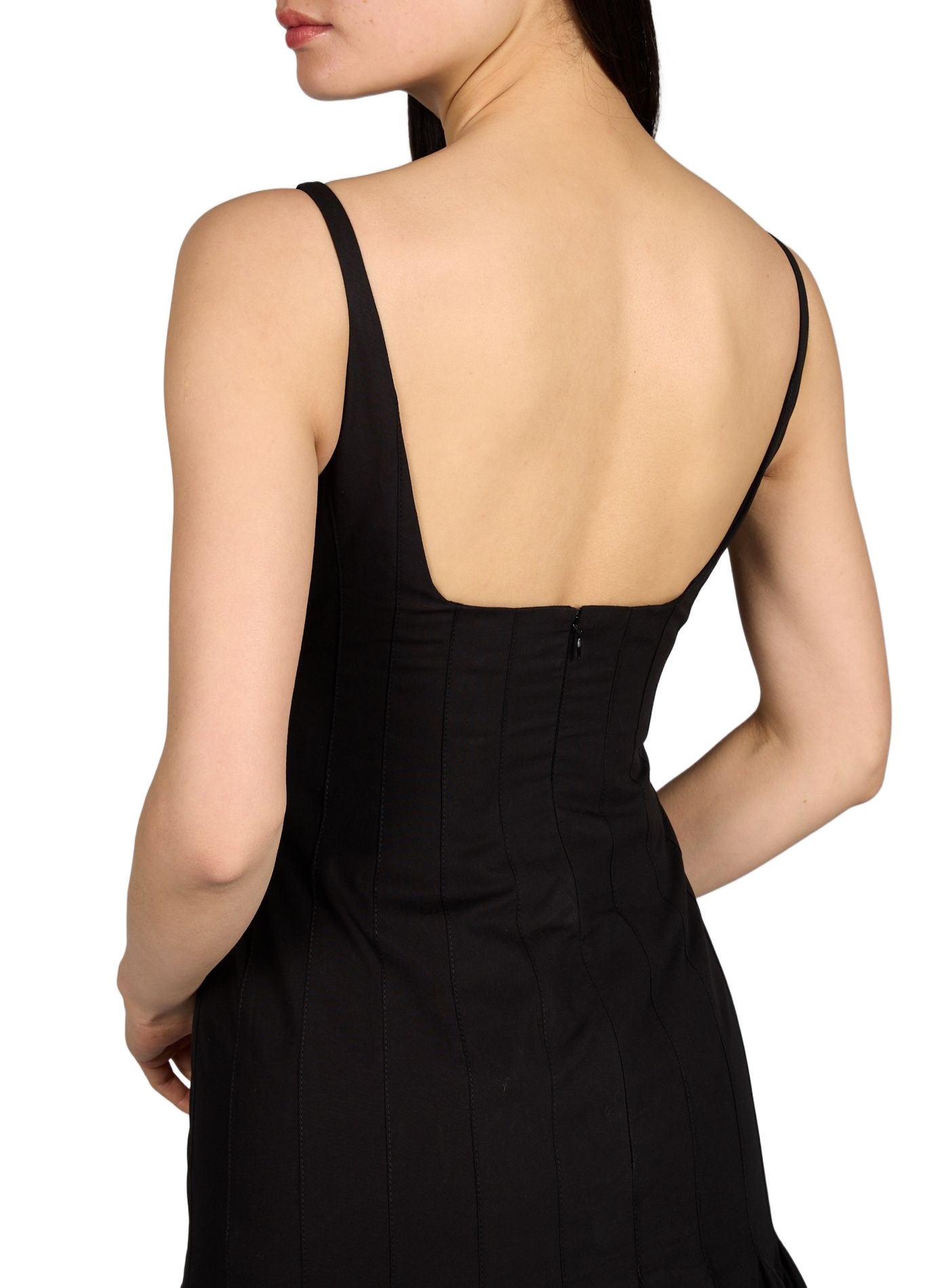 La Robe Agave evasée en coton mélangé JACQUEMUS Noir