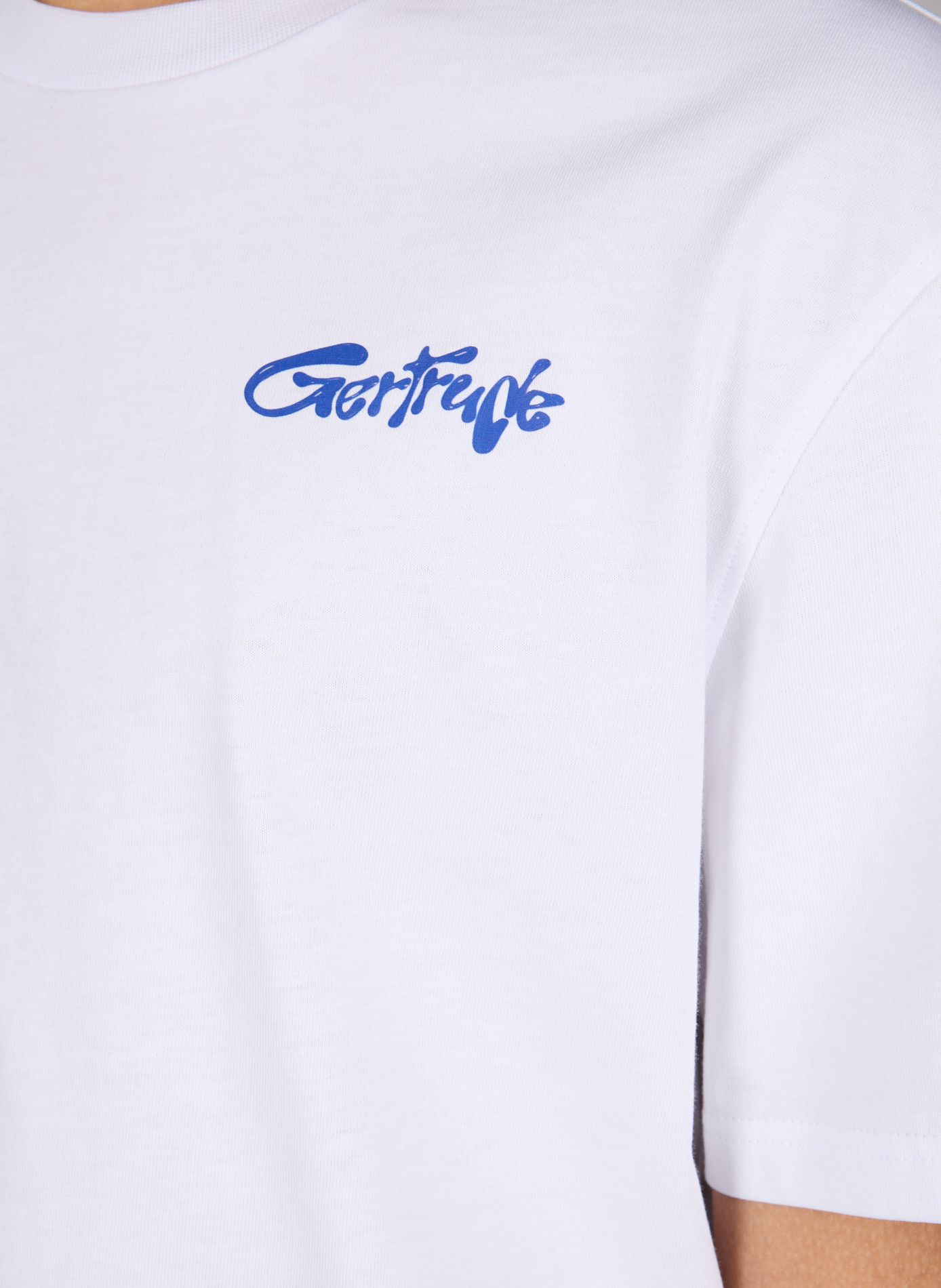 Printed cotton T-shirt GERTRUDE ET GASTON White