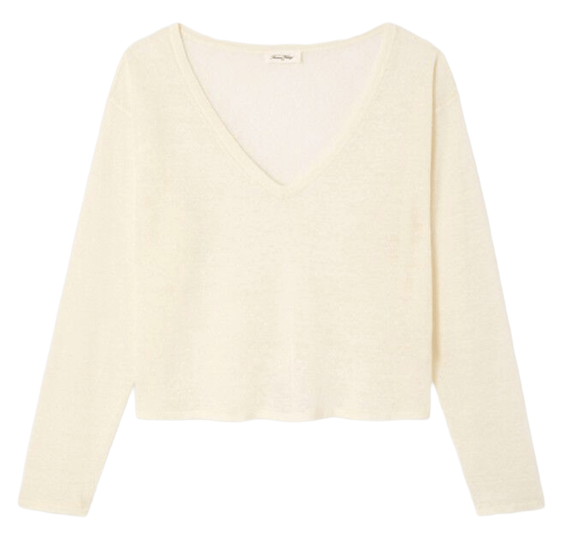 Pull en lin mélangé epaky AMERICAN VINTAGE Beige