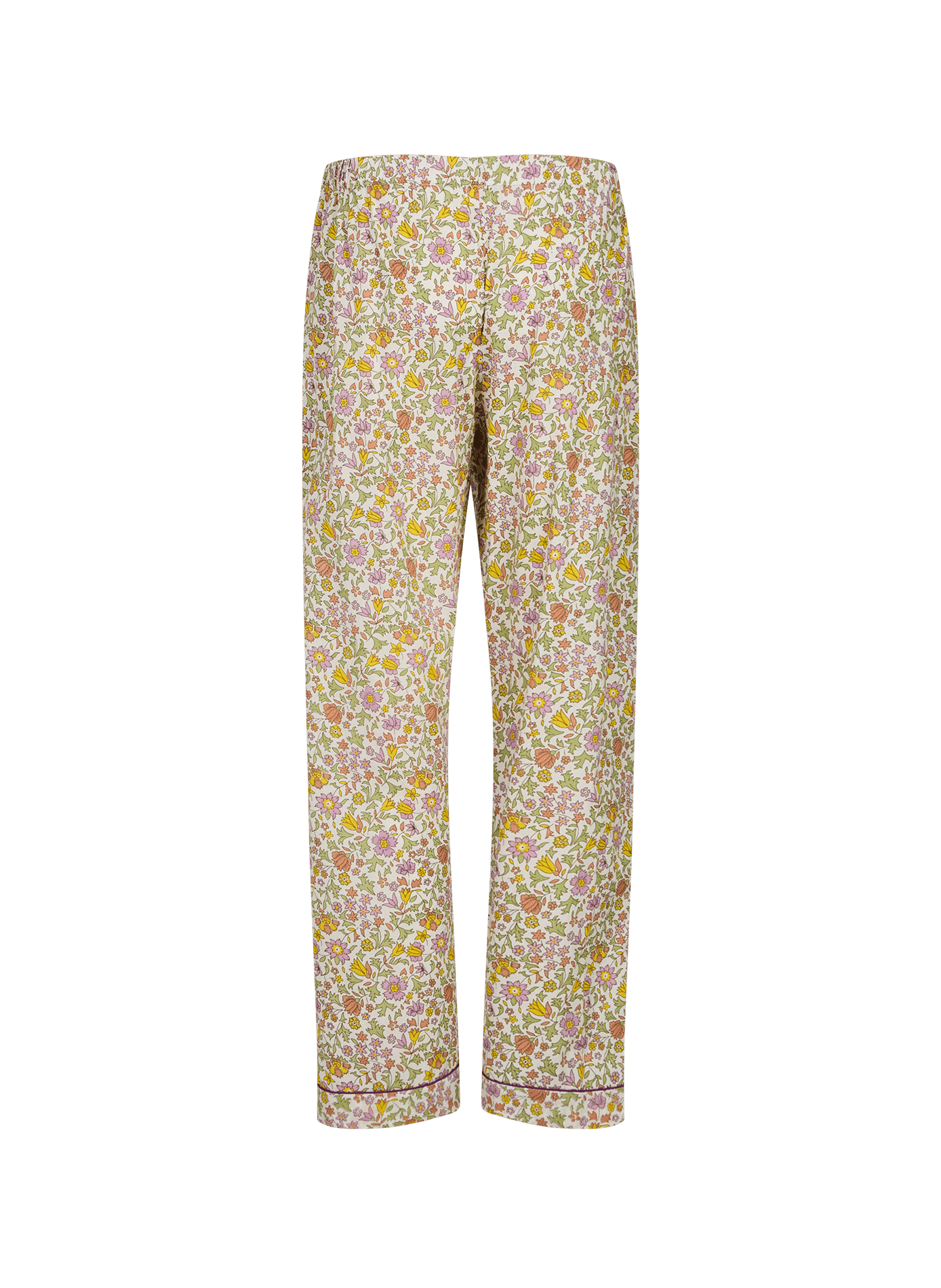 Set of long pajamas in cotton and silk GERMAINE DES PRÉS Multicolour