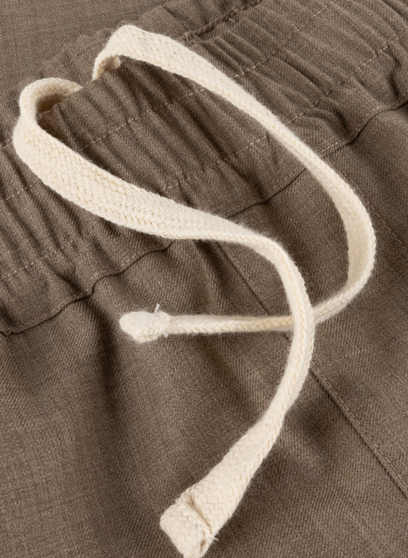 Pantalon cargo à cordon de serrage aux chevilles DIME Beige