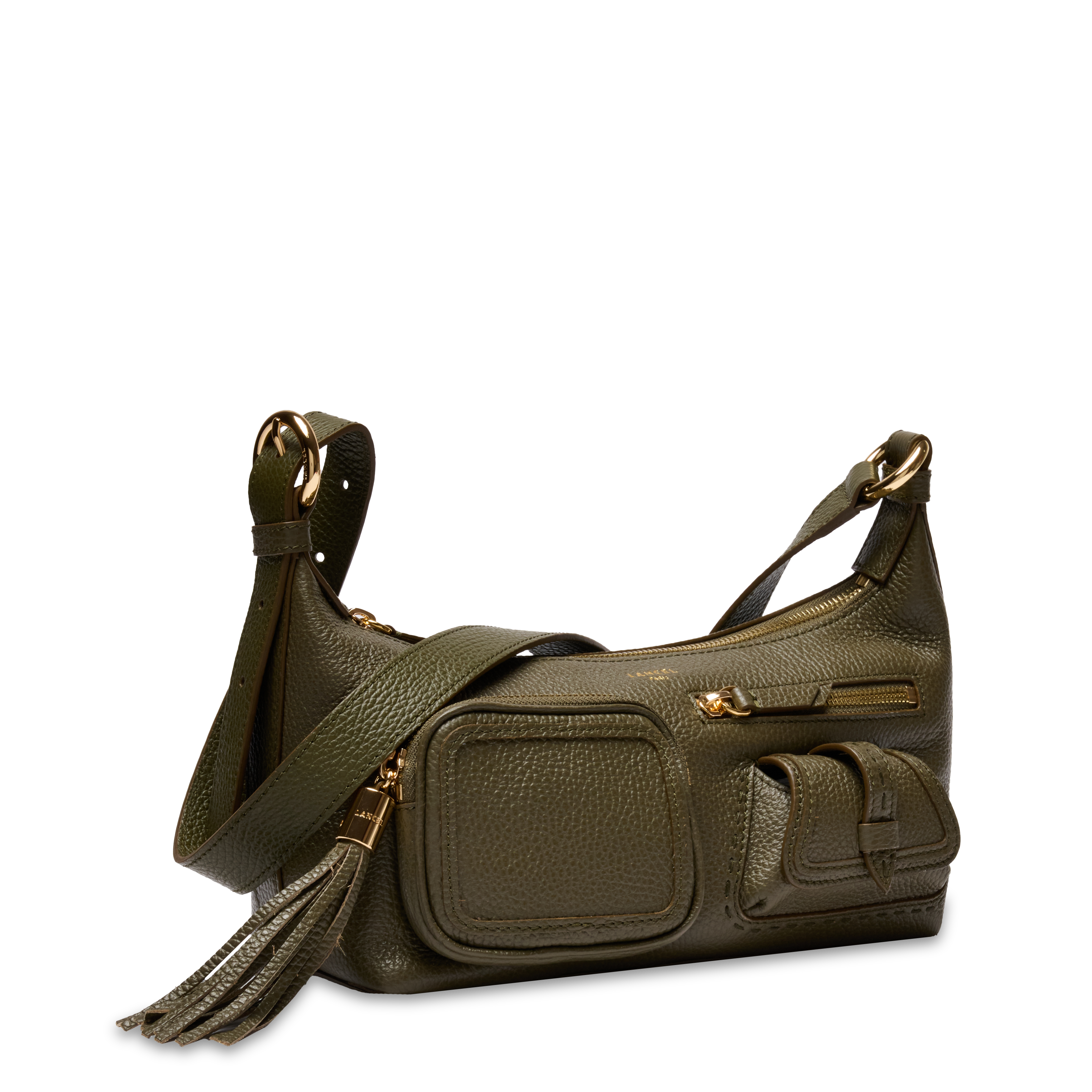 Crossbody zipped multi-pocket bag premier flirt small by lancel in leather LANCEL Green