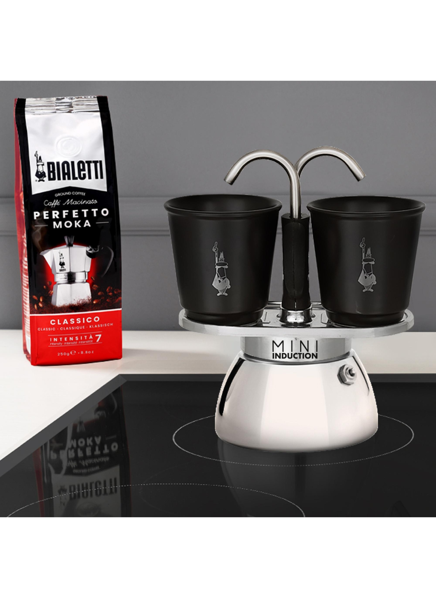 Mini Express Induction Coffee Maker BIALETTI Black