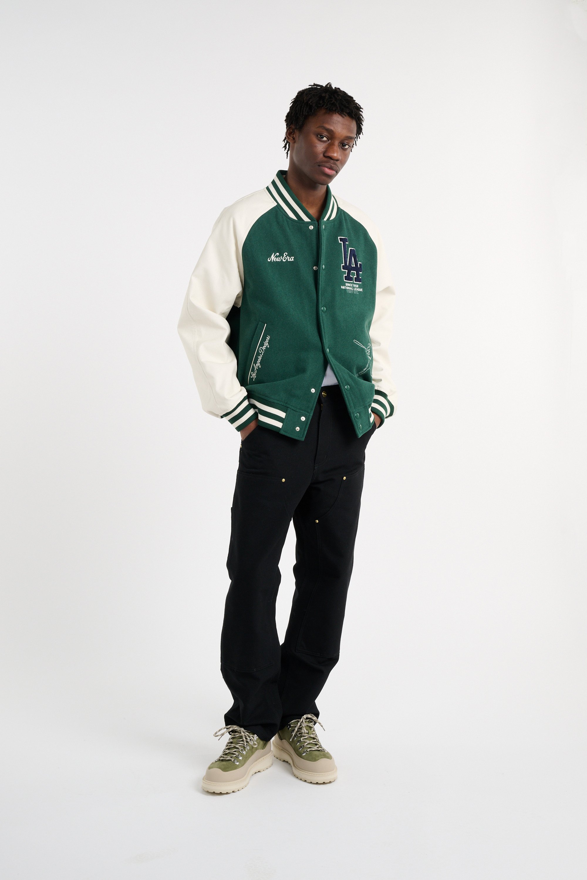 Blouson mlb varsity jacket neyyan  blk NEW ERA Vert