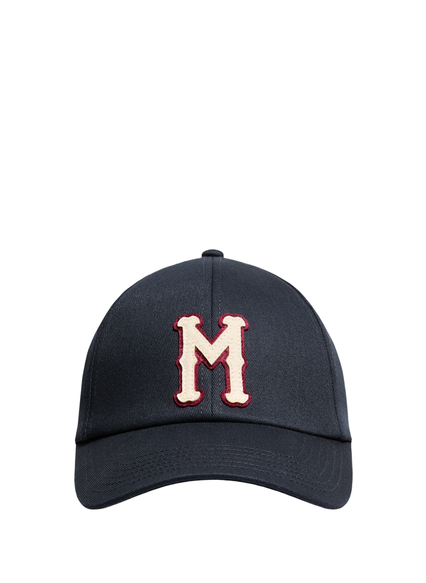 Cotton cap MONCLER Blue