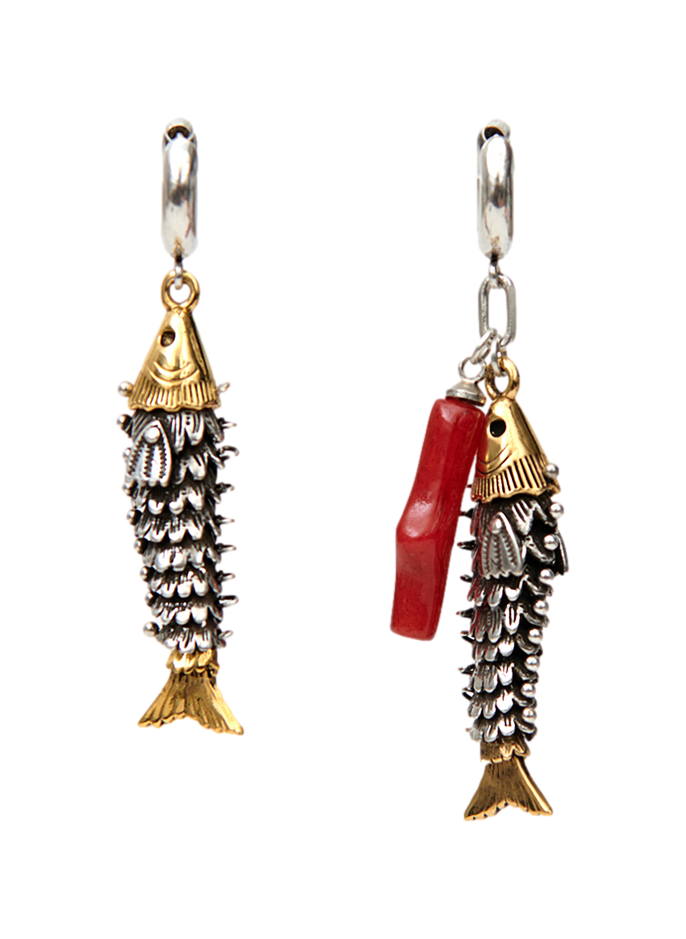 Boucles d’oreilles pendantes New River ISABEL MARANT Argent