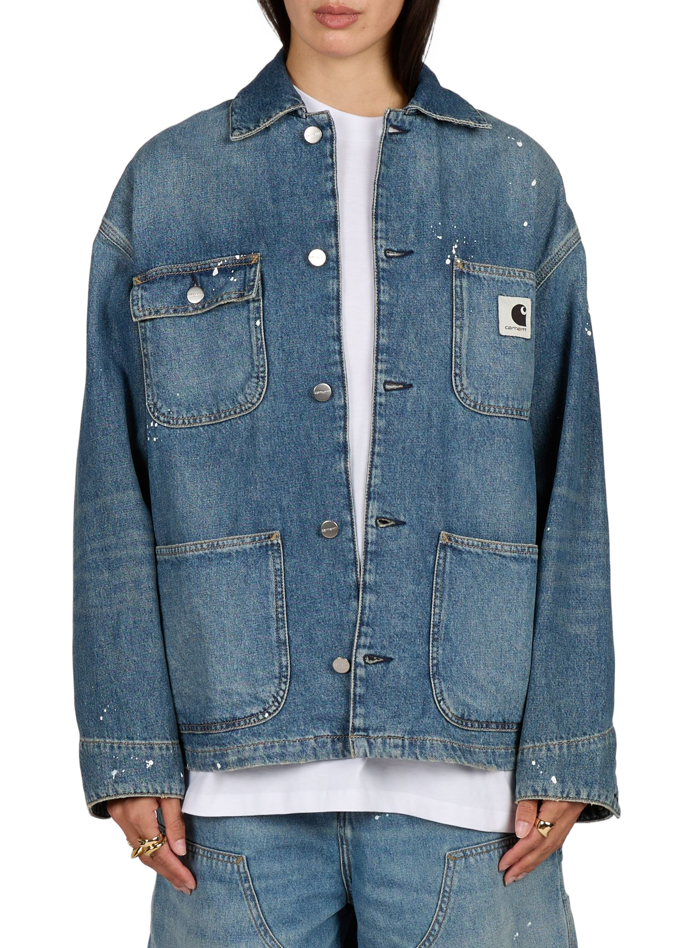 OG Michigan long-sleeve cotton jacket CARHARTT WIP Blue
