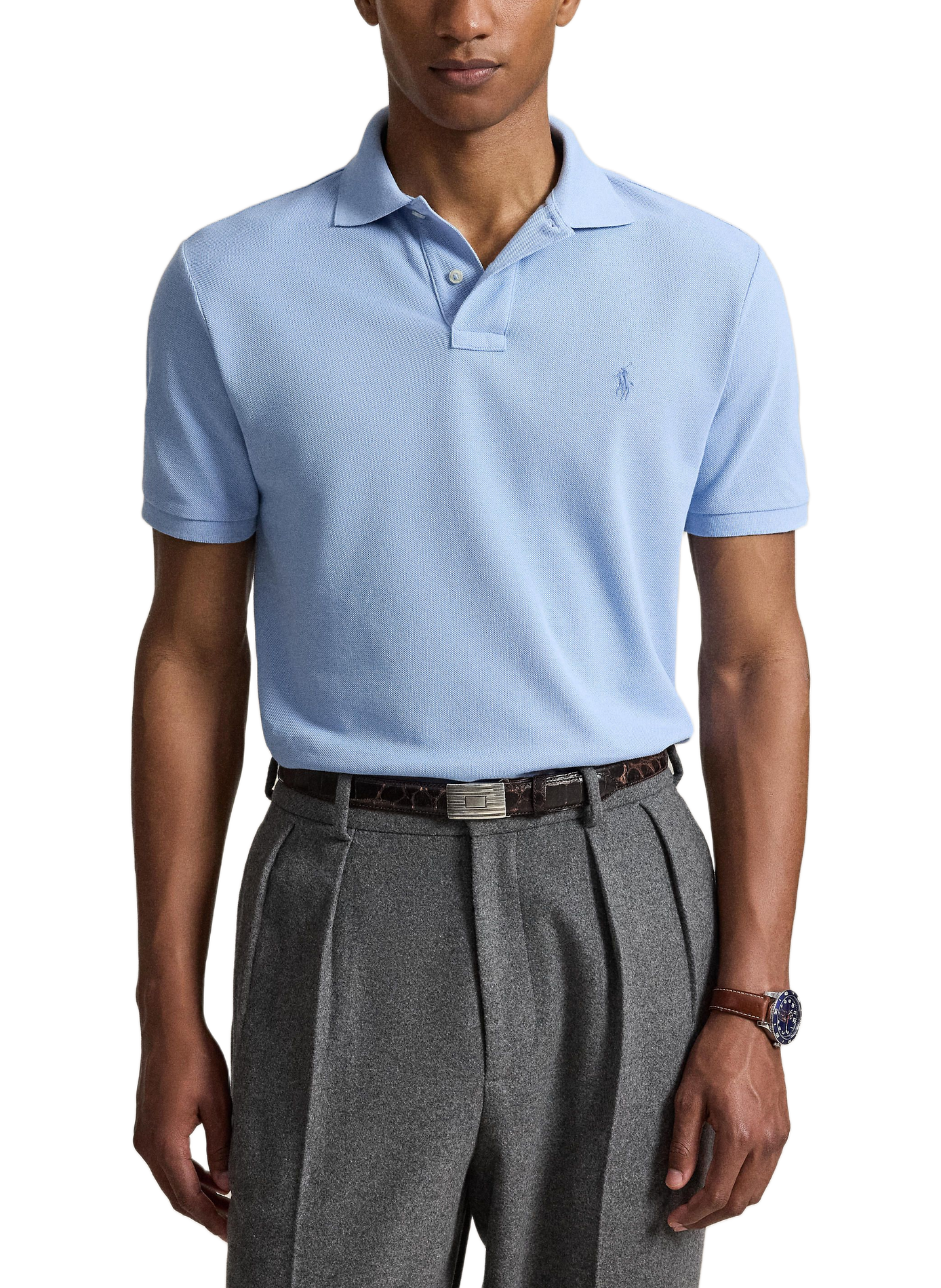 Polo en coton POLO RALPH LAUREN Bleu