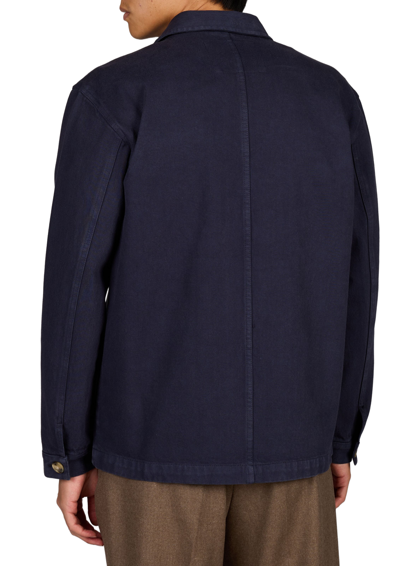 Straight jacket with cotton embroidery MAISON LABICHE Blue