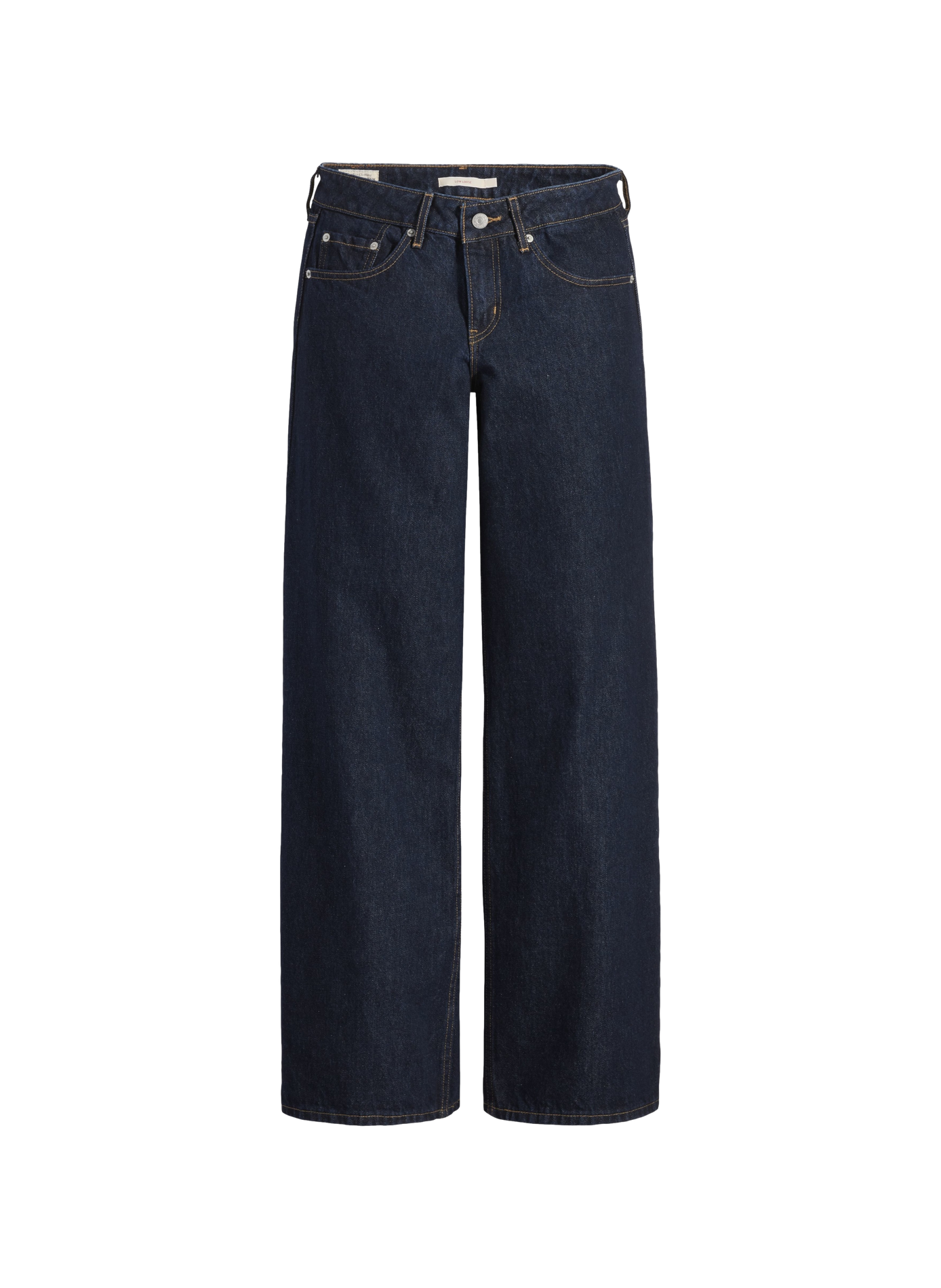 Lage losse jeans van gemengd katoen LEVI'S Blauw