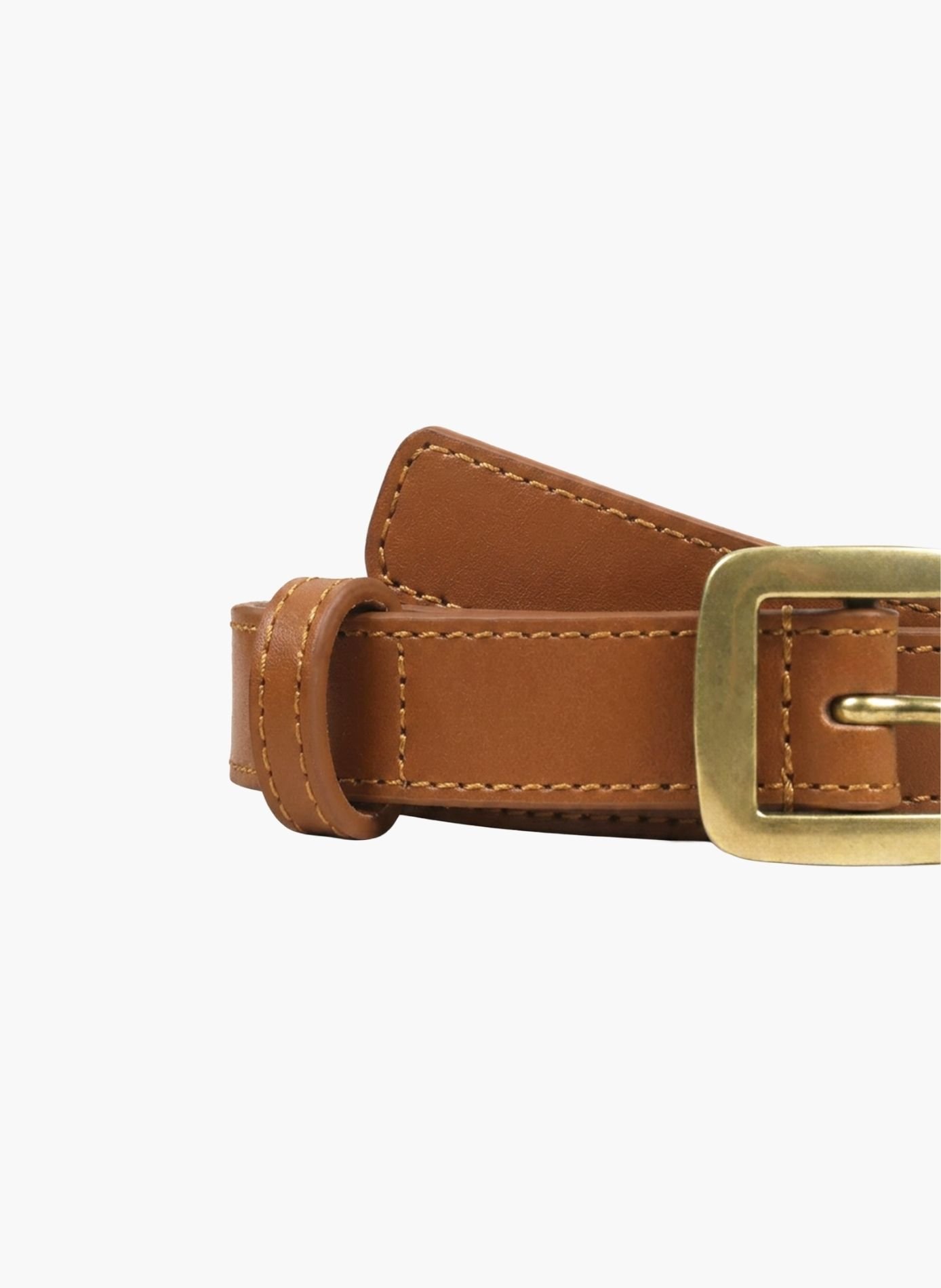 Ceinture alix cuir JULES & JENN Marron
