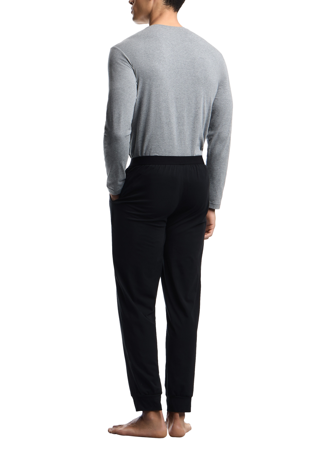 Cotton-blend pyjama set EMPORIO ARMANI Grey