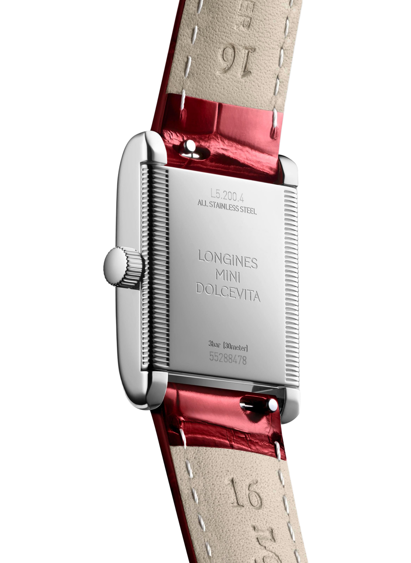 Montre quartz Longines DolceVita 2023 en cuir LONGINES Blanc