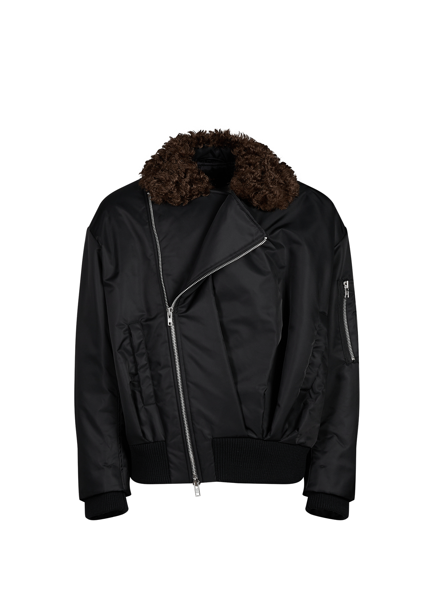 Wide bomber jacket with classic collar SIMONE ROCHA Multicolour