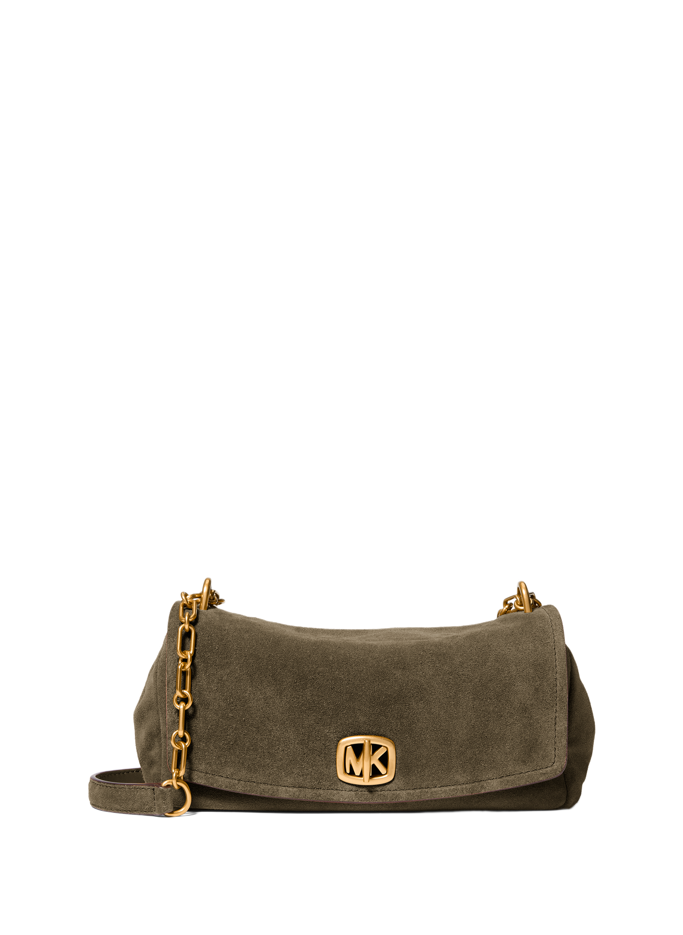 Petit sac porté épaule Bryant en cuir suédé MICHAEL KORS Braun