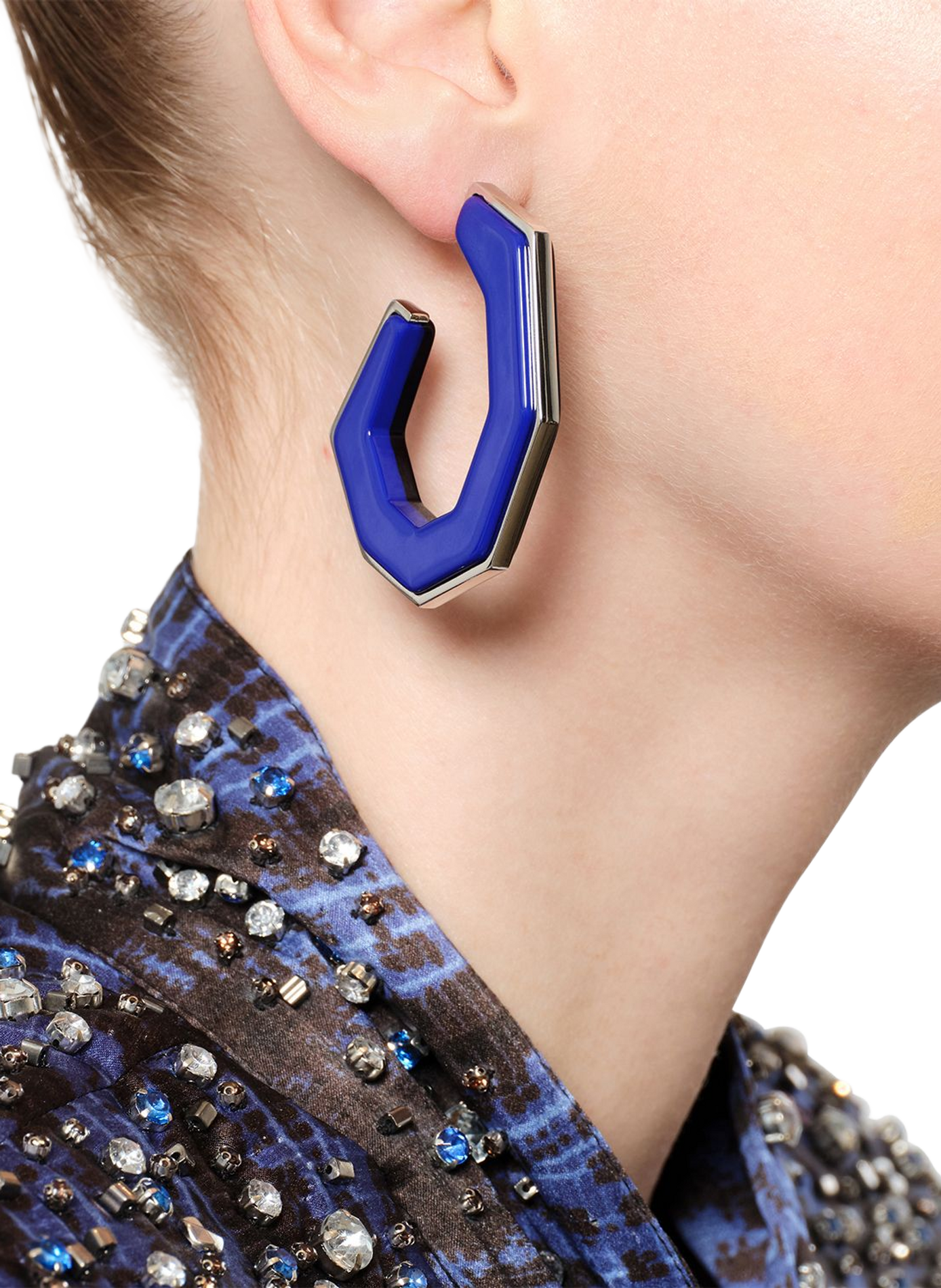 Boucles d'oreille Liu créoles larges  ISABEL MARANT Multicolore